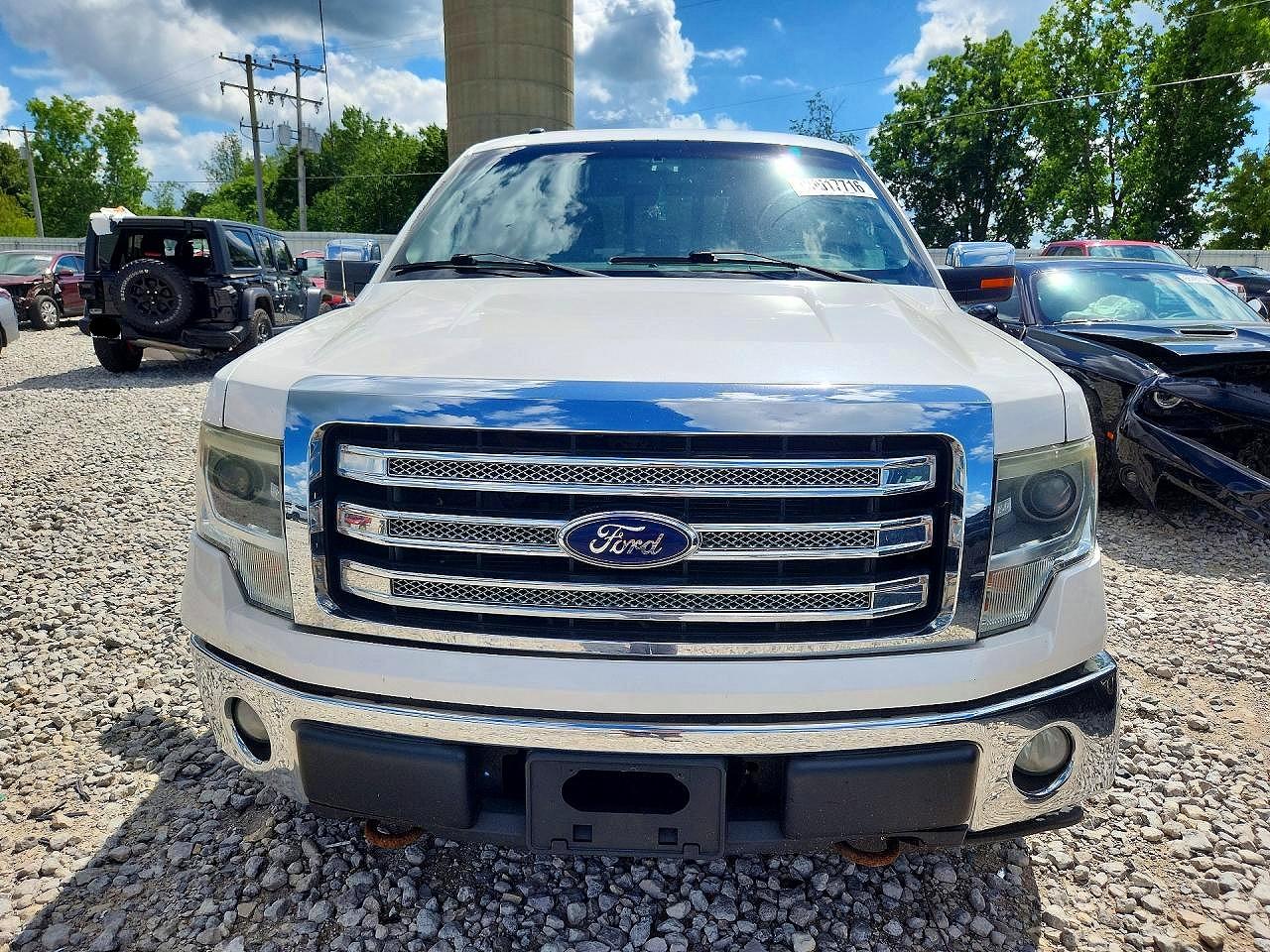 2013 Ford F150 Supercrew White vin: 1FTFW1EF3DFB55589