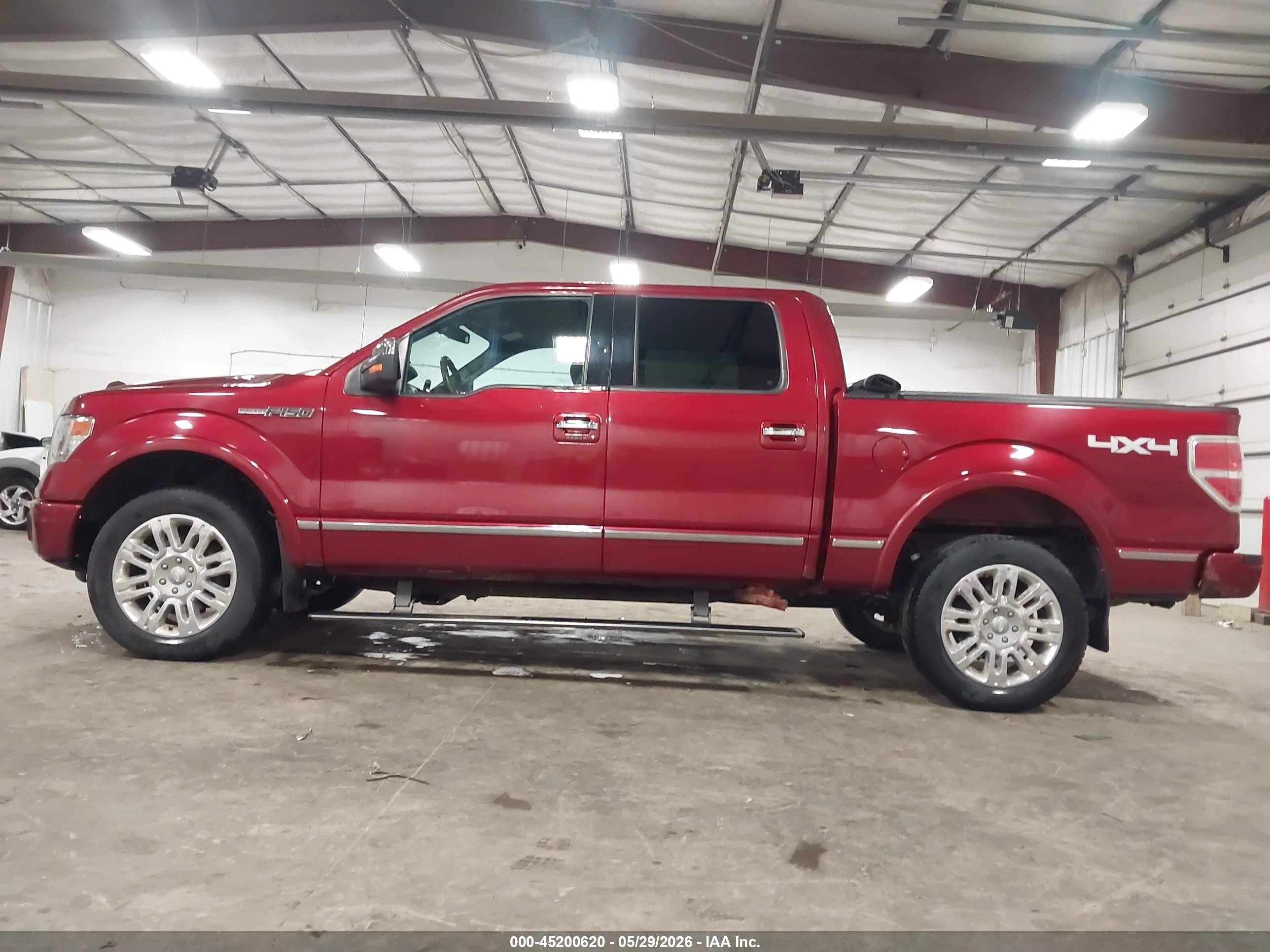 2013 Ford F-150 Platinum Красный vin: 1FTFW1EF3DFC04953