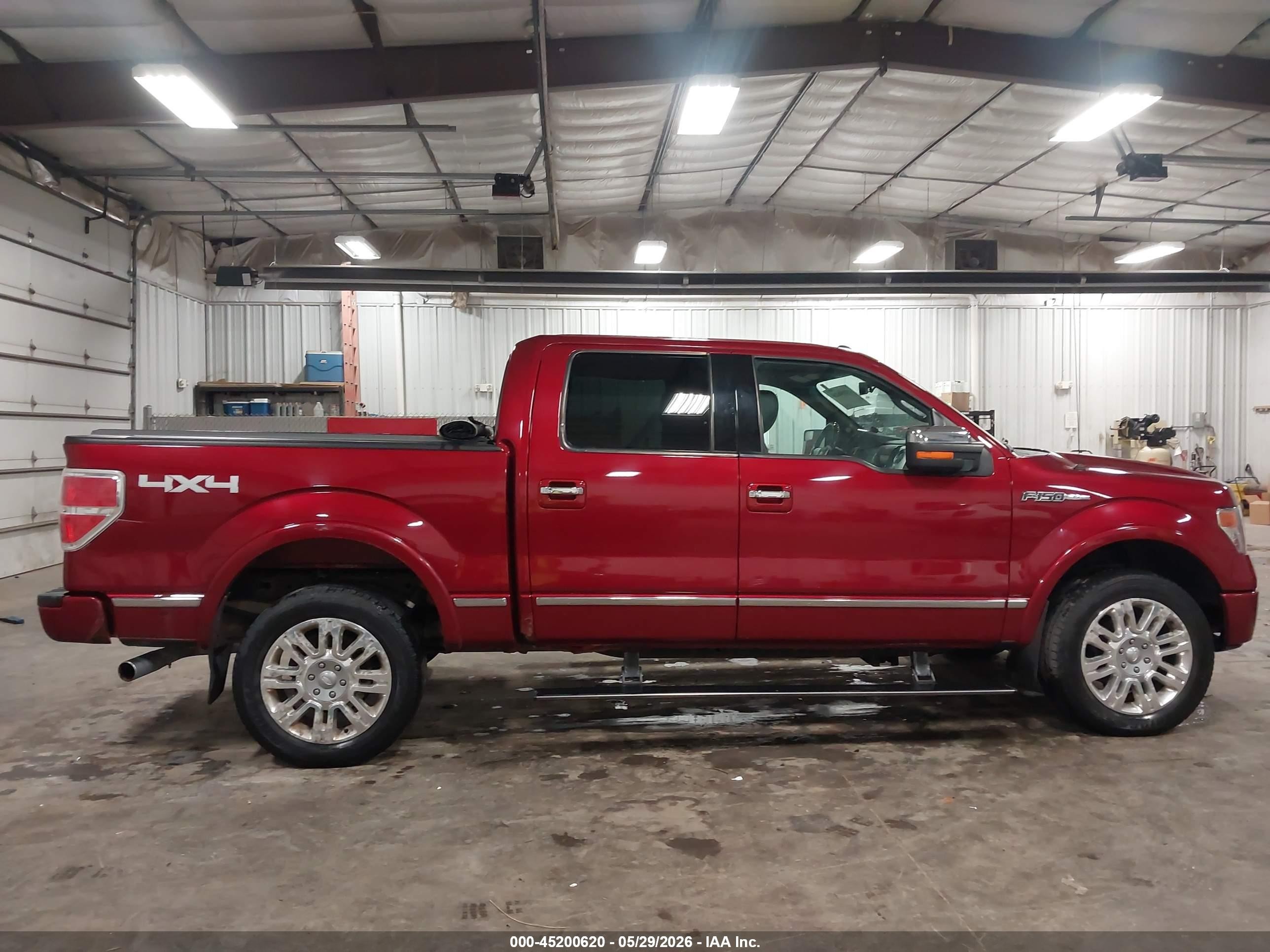 2013 Ford F-150 Platinum Красный vin: 1FTFW1EF3DFC04953