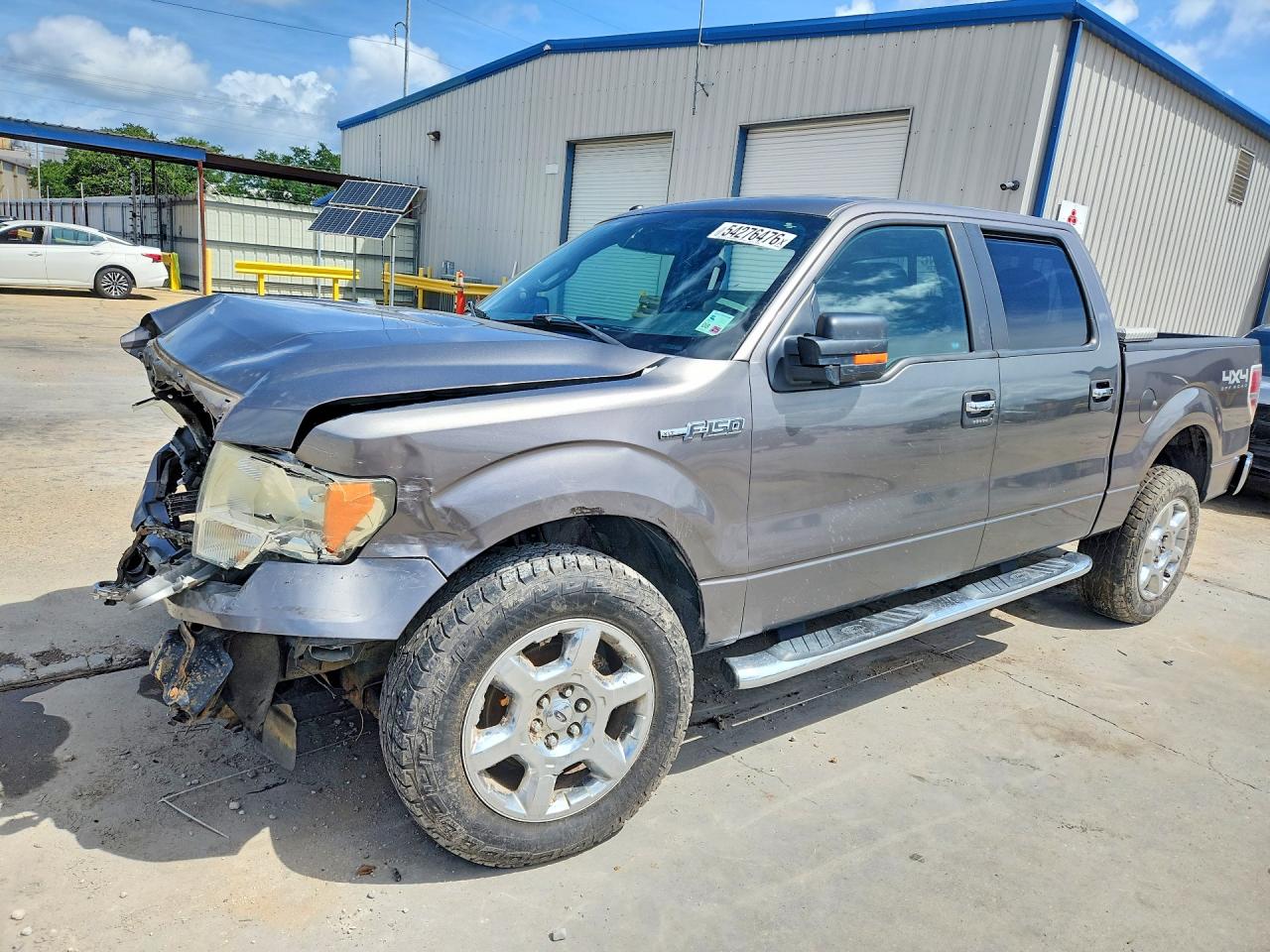 2013 Ford F150 Supercrew Gray vin: 1FTFW1EF3DFC09716
