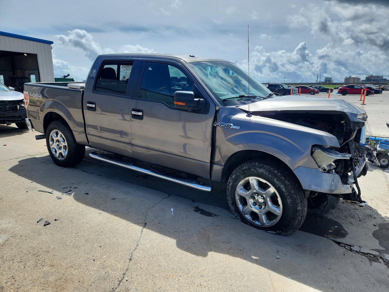 2013 Ford F150 Supercrew Gray vin: 1FTFW1EF3DFC09716