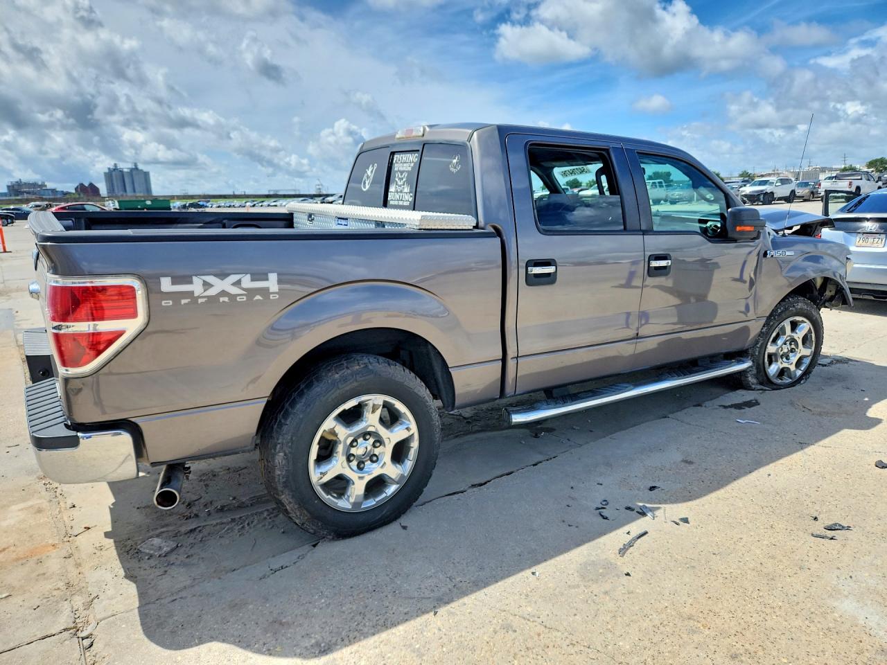 2013 Ford F150 Supercrew Gray vin: 1FTFW1EF3DFC09716