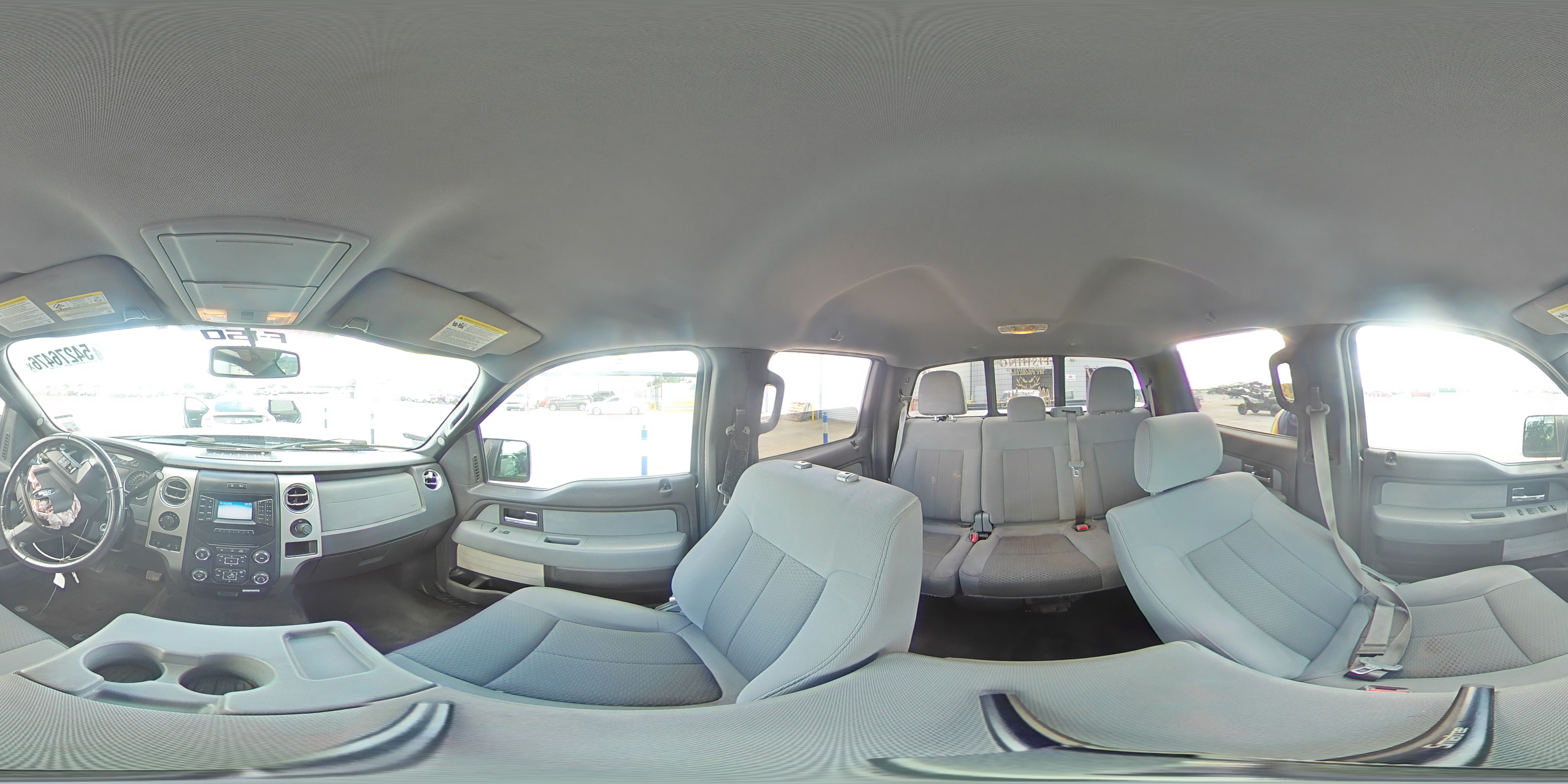 2013 Ford F150 Supercrew Gray vin: 1FTFW1EF3DFC09716