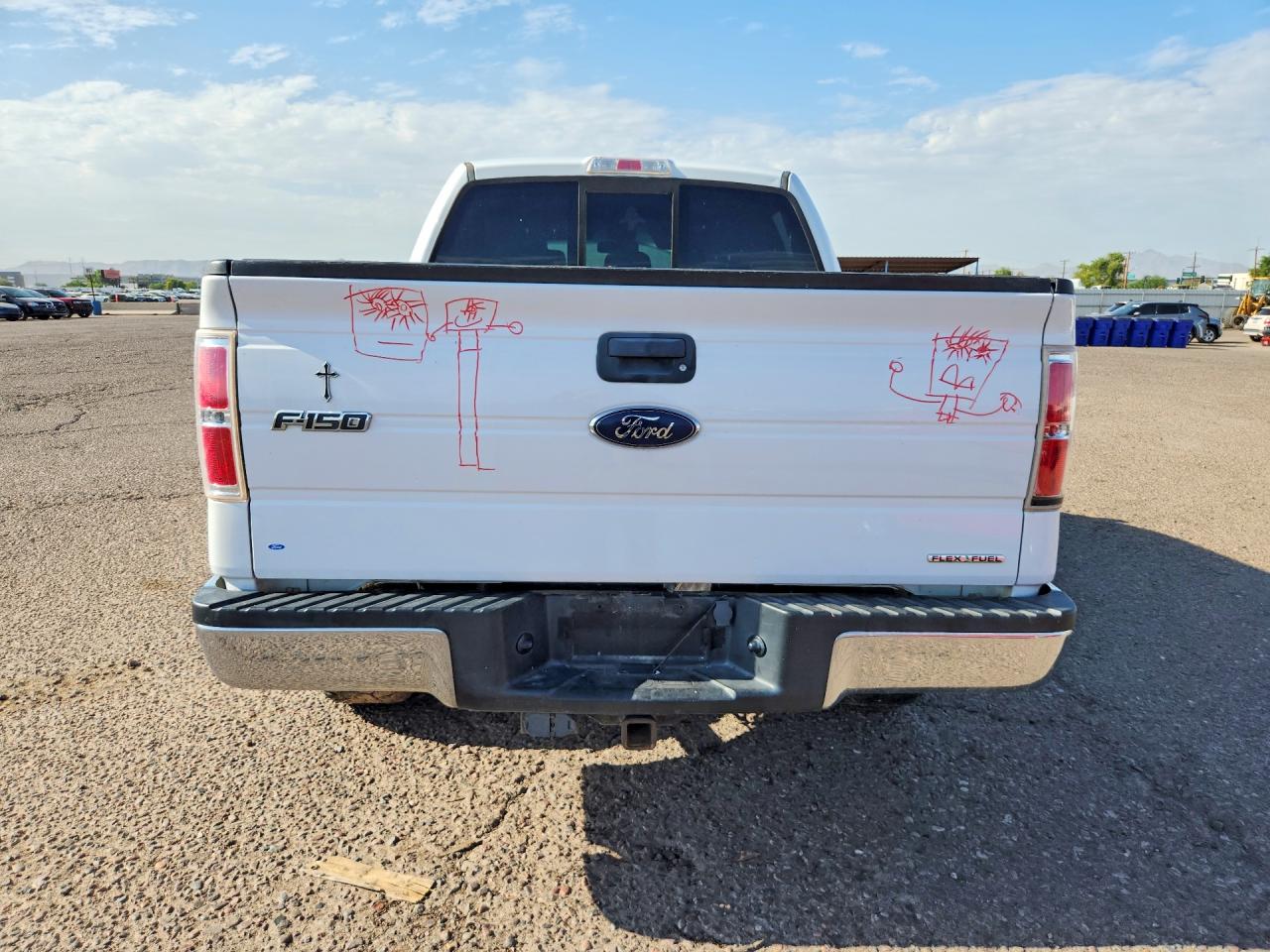 2013 Ford F150 Supercrew White vin: 1FTFW1EF3DFE07101