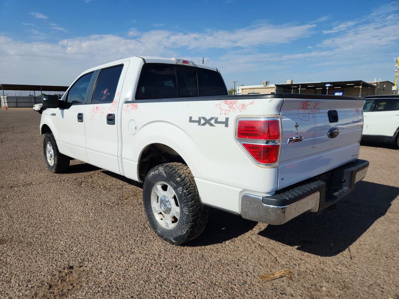 2013 Ford F150 Supercrew White vin: 1FTFW1EF3DFE07101