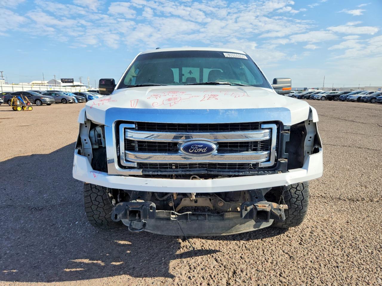 2013 Ford F150 Supercrew White vin: 1FTFW1EF3DFE07101