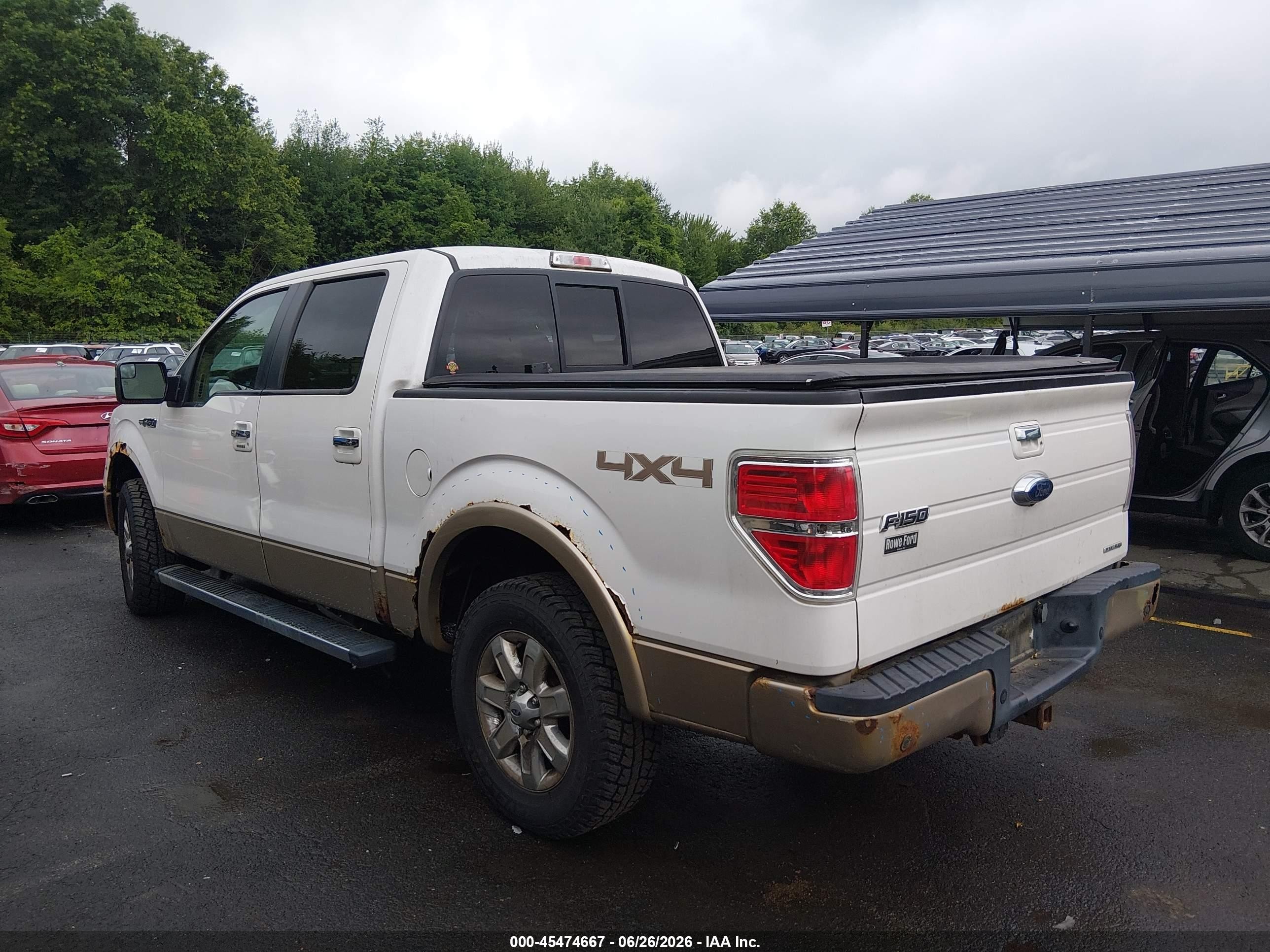 2013 Ford F-150 Fx4/king Ranch/lariat/platinum/xl/xlt White vin: 1FTFW1EF3DKD50745