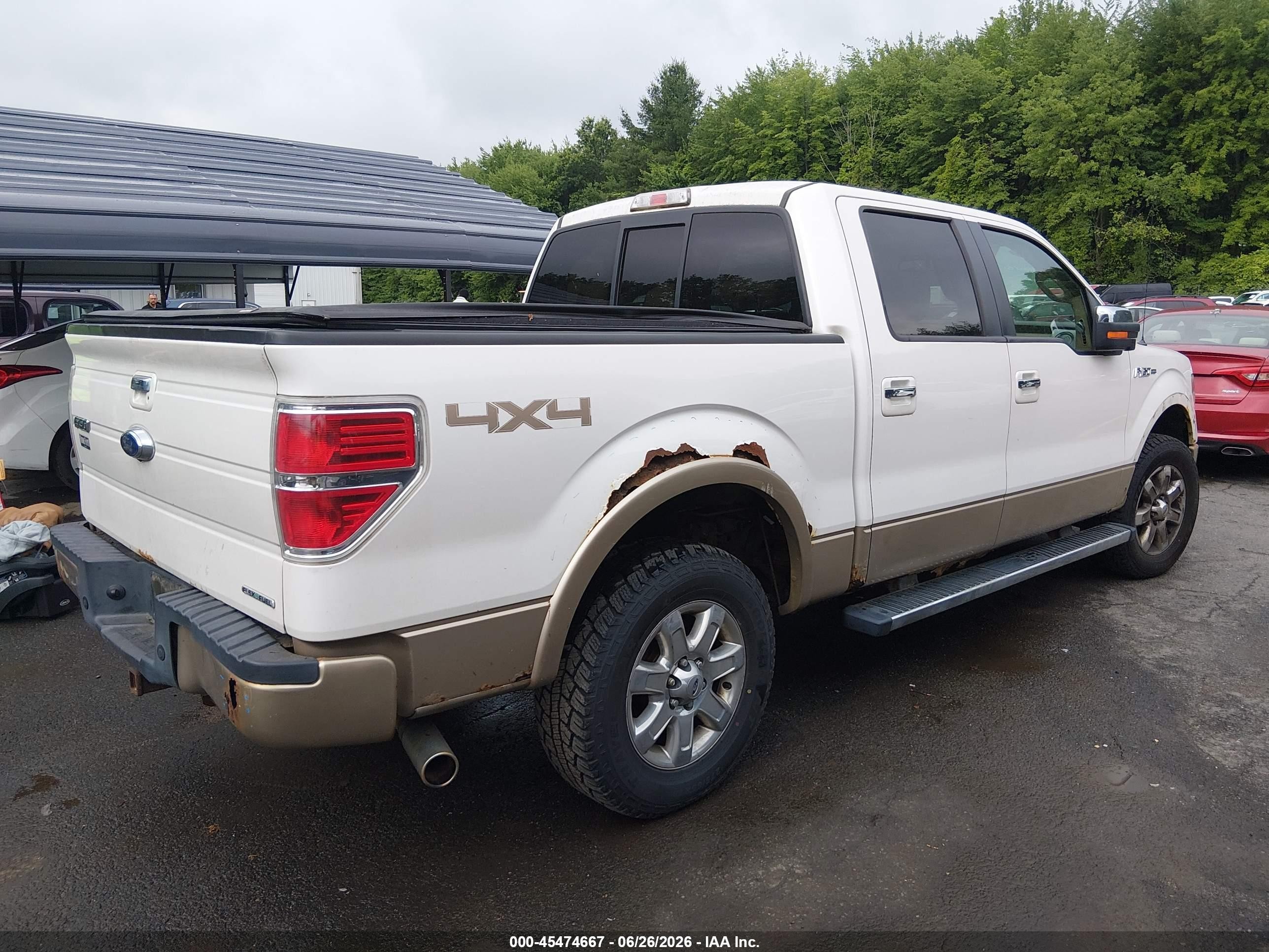 2013 Ford F-150 Fx4/king Ranch/lariat/platinum/xl/xlt White vin: 1FTFW1EF3DKD50745