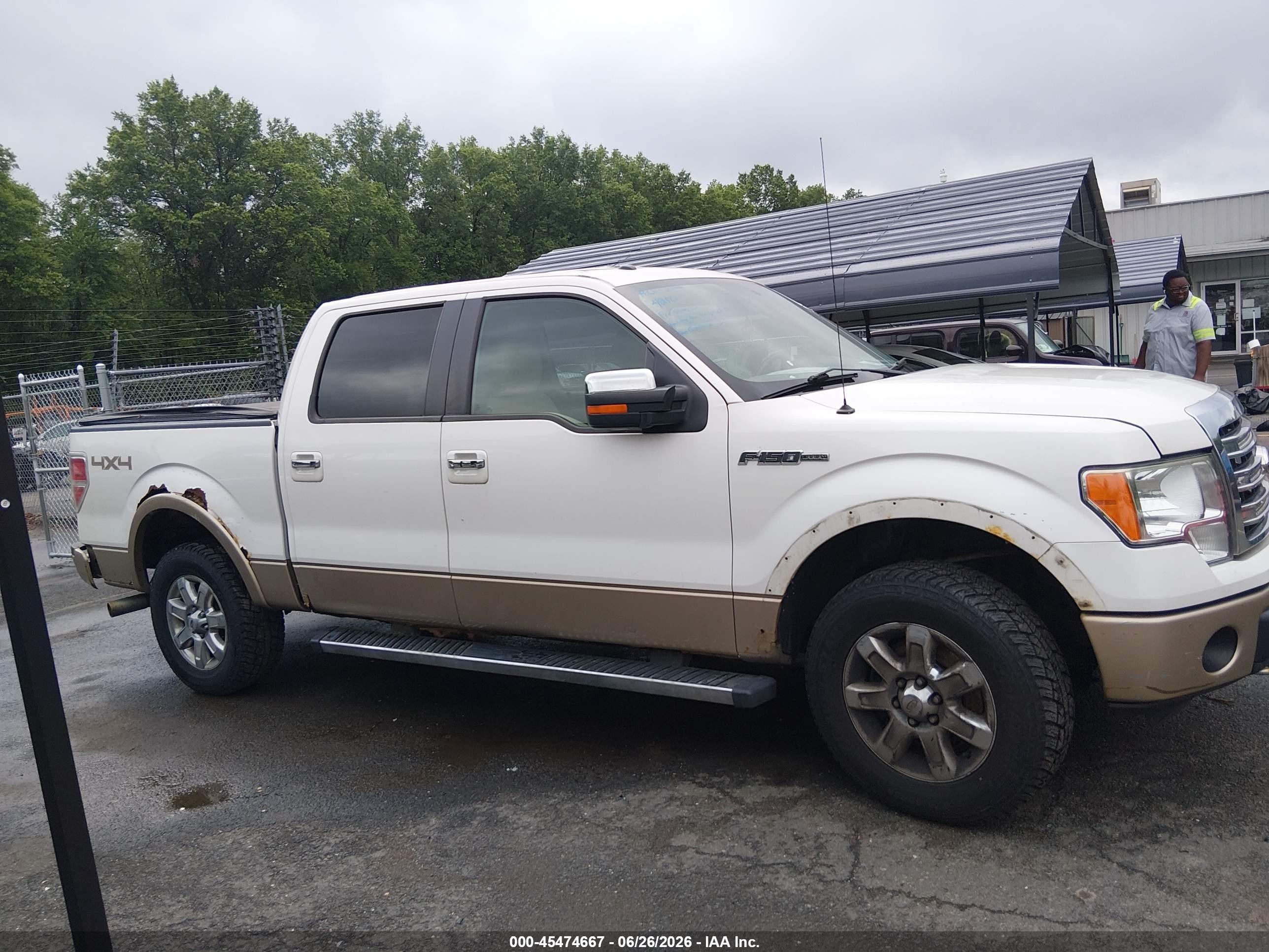 2013 Ford F-150 Fx4/king Ranch/lariat/platinum/xl/xlt White vin: 1FTFW1EF3DKD50745