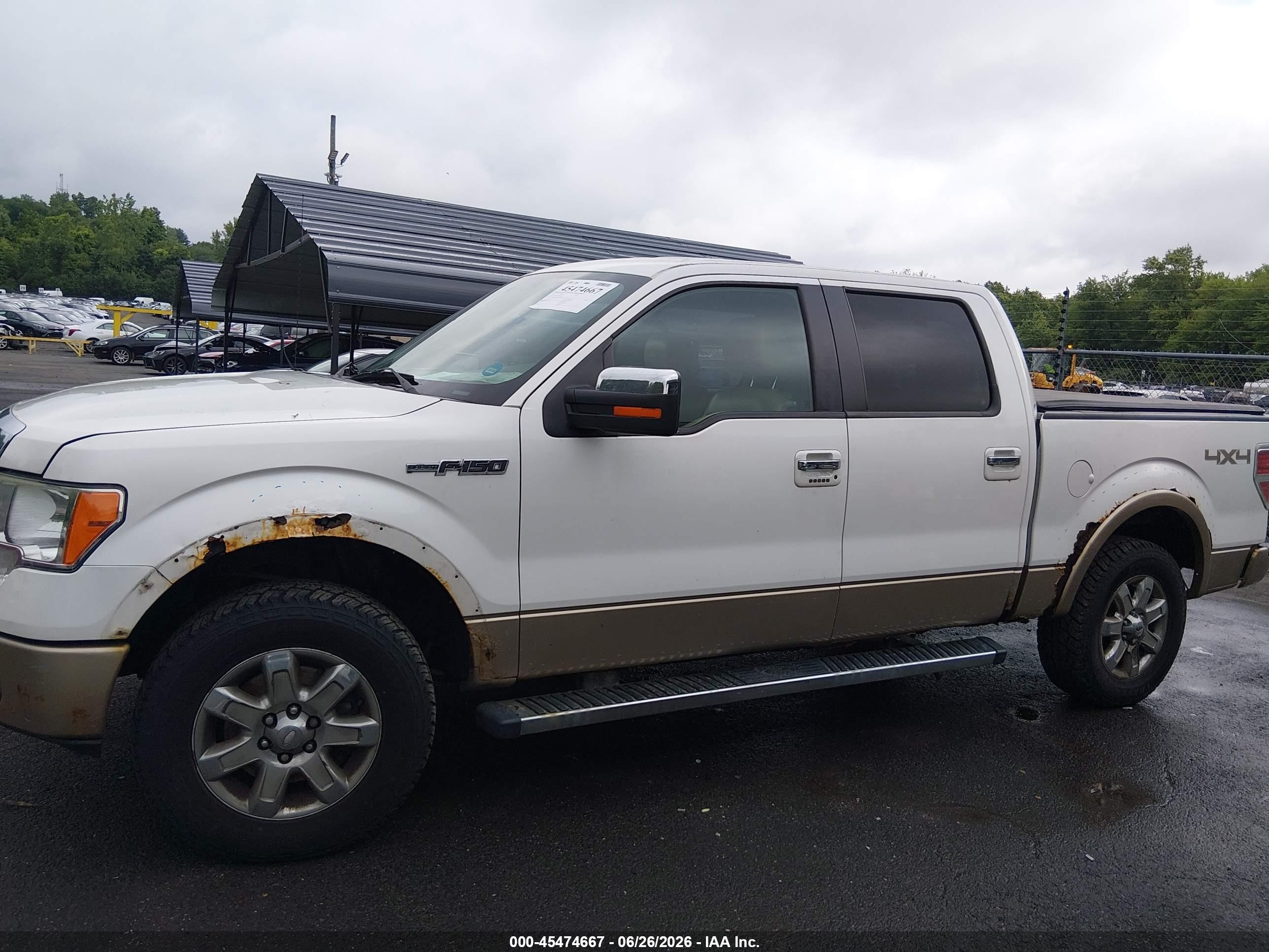 2013 Ford F-150 Fx4/king Ranch/lariat/platinum/xl/xlt White vin: 1FTFW1EF3DKD50745