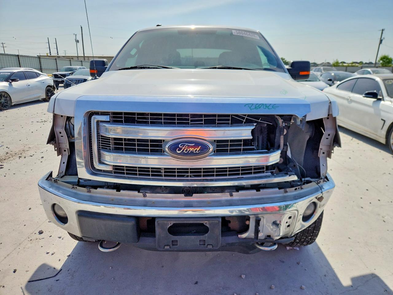 2013 Ford F150 Supercrew White vin: 1FTFW1EF3DKE27131