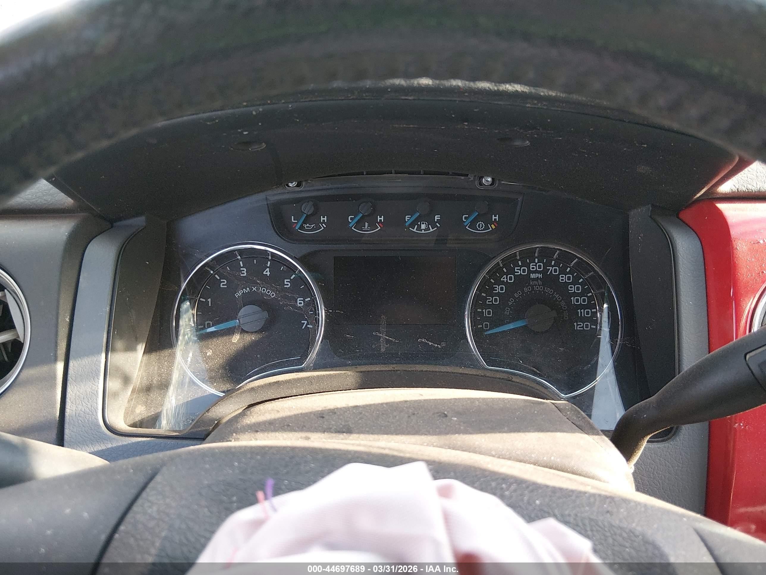 2013 Ford F-150 Xlt Red vin: 1FTFW1EF3DKE44477