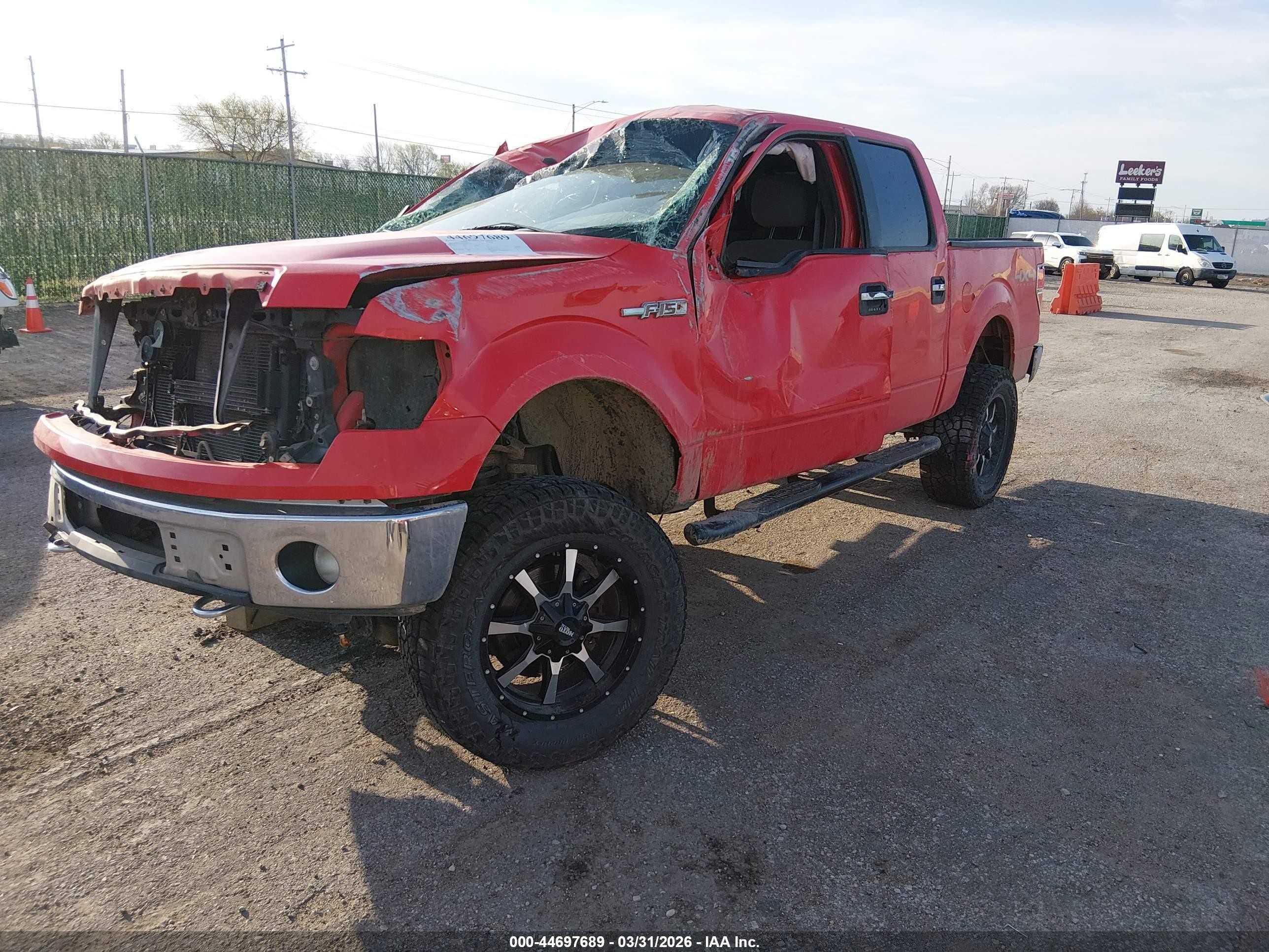 2013 Ford F-150 Xlt Red vin: 1FTFW1EF3DKE44477