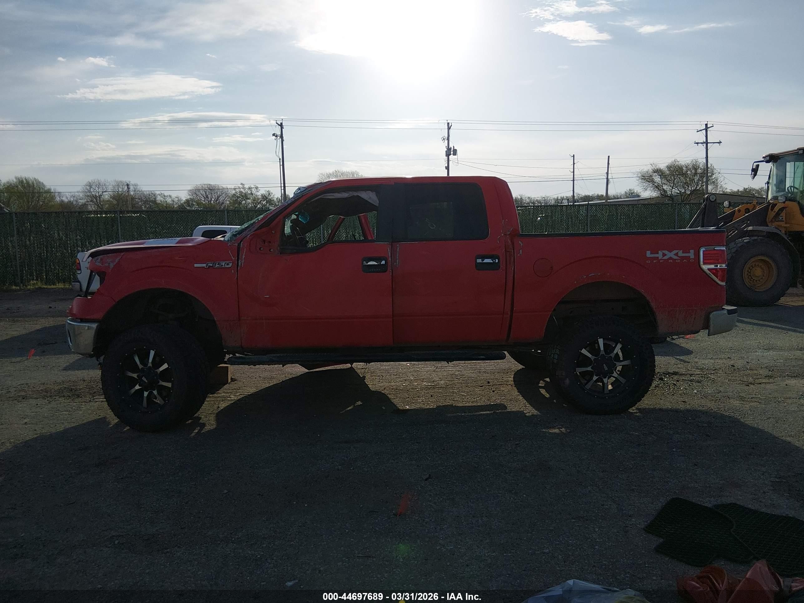 2013 Ford F-150 Xlt Red vin: 1FTFW1EF3DKE44477