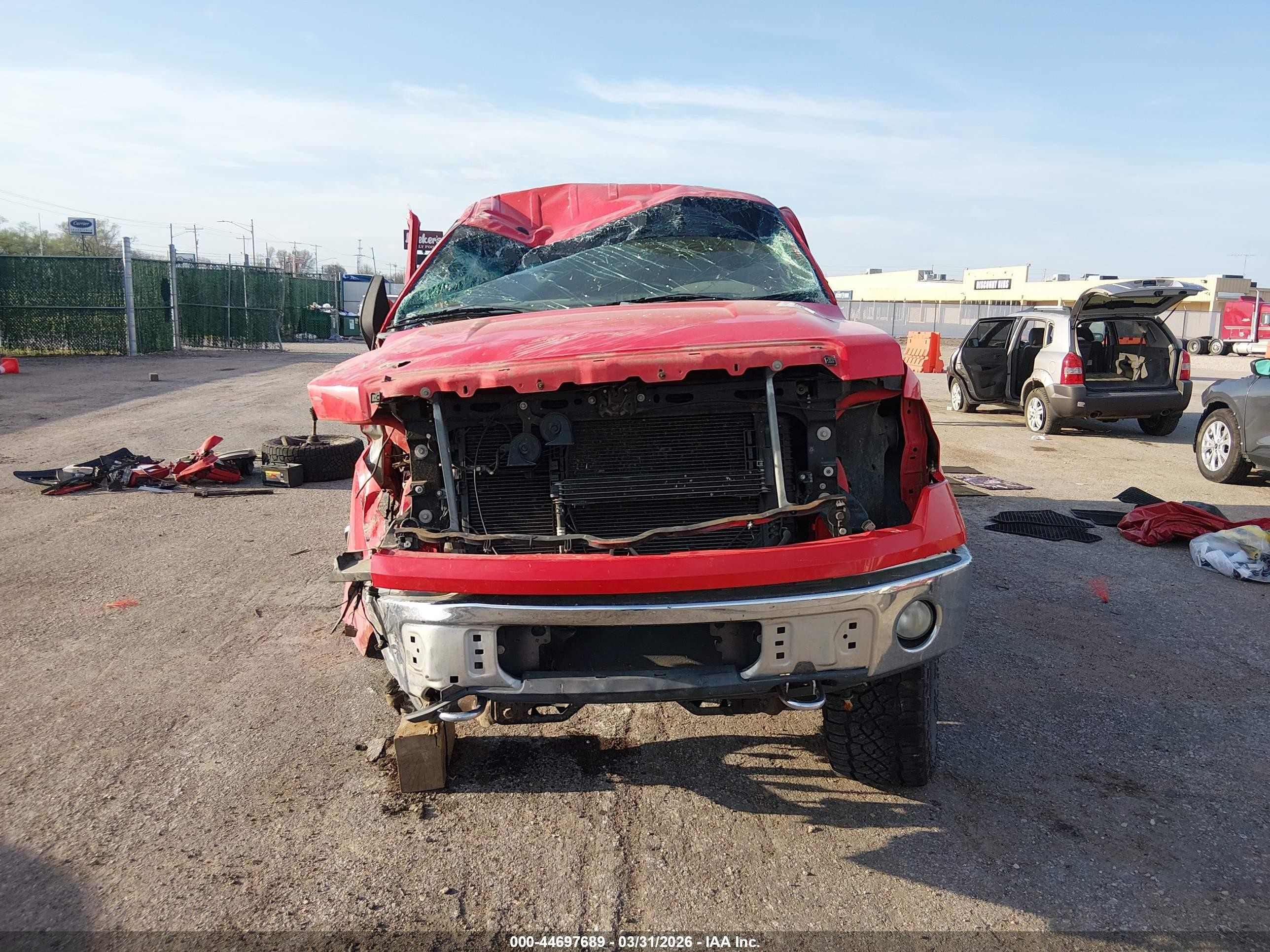 2013 Ford F-150 Xlt Red vin: 1FTFW1EF3DKE44477