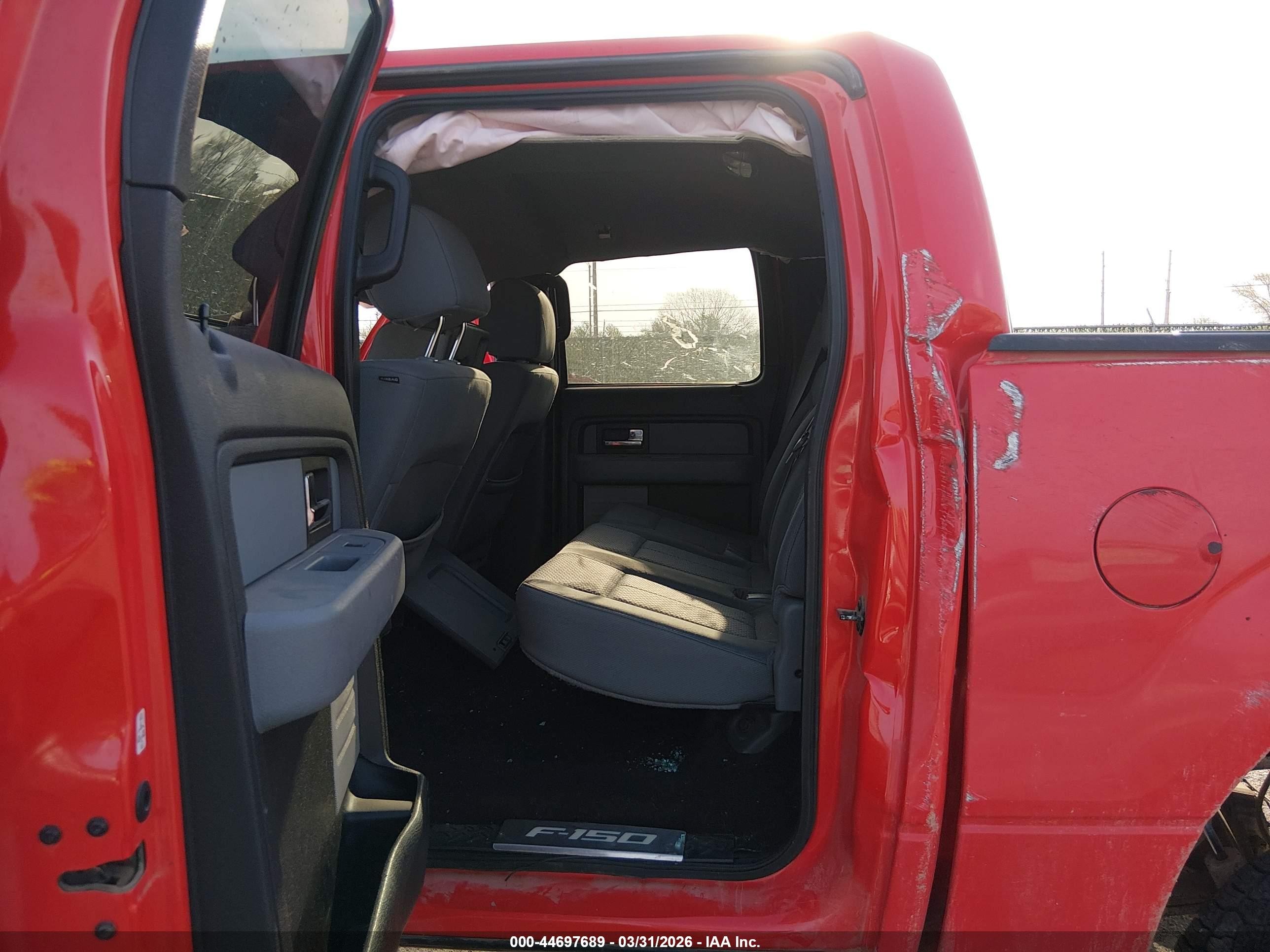 2013 Ford F-150 Xlt Red vin: 1FTFW1EF3DKE44477