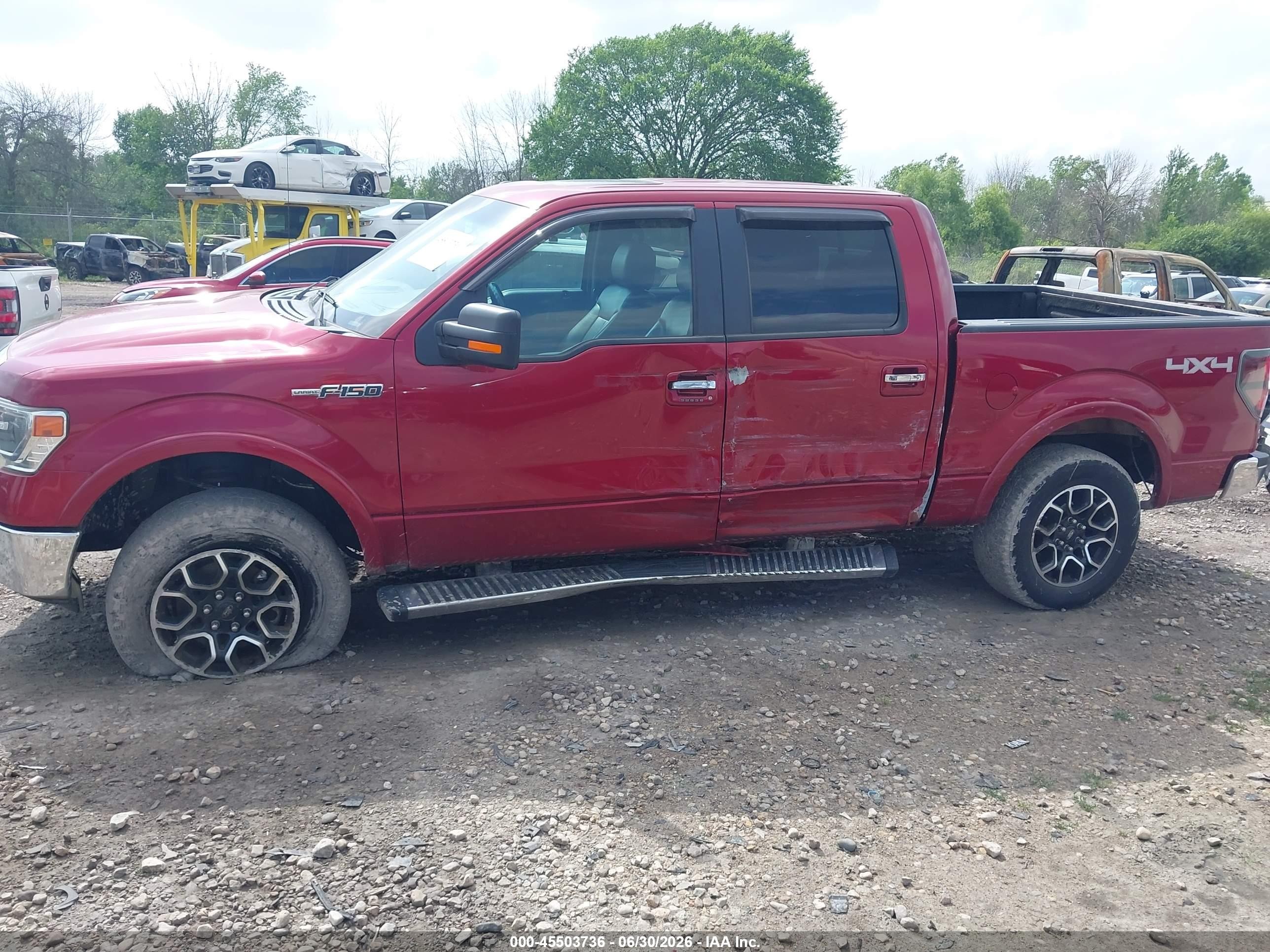 2013 Ford F-150 Fx4/king Ranch/lariat/platinum/xl/xlt Red vin: 1FTFW1EF3DKE44947