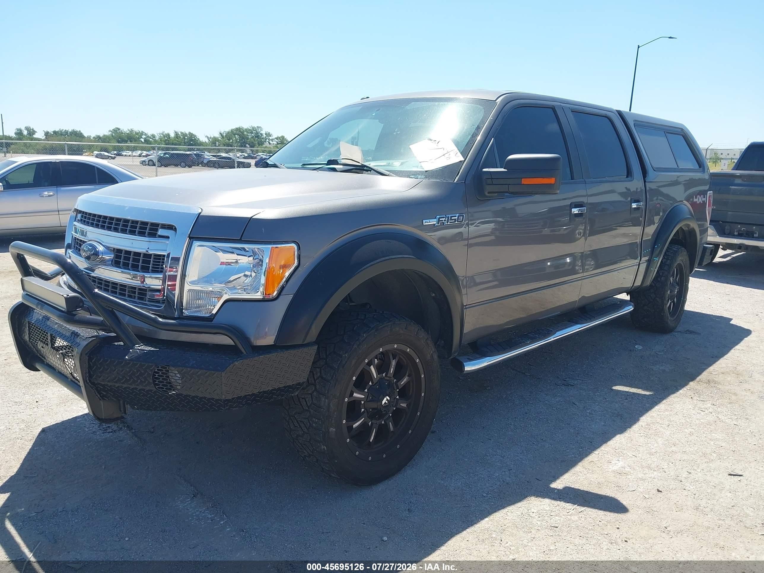 2013 Ford F-150 Xlt Gray vin: 1FTFW1EF3DKE60789