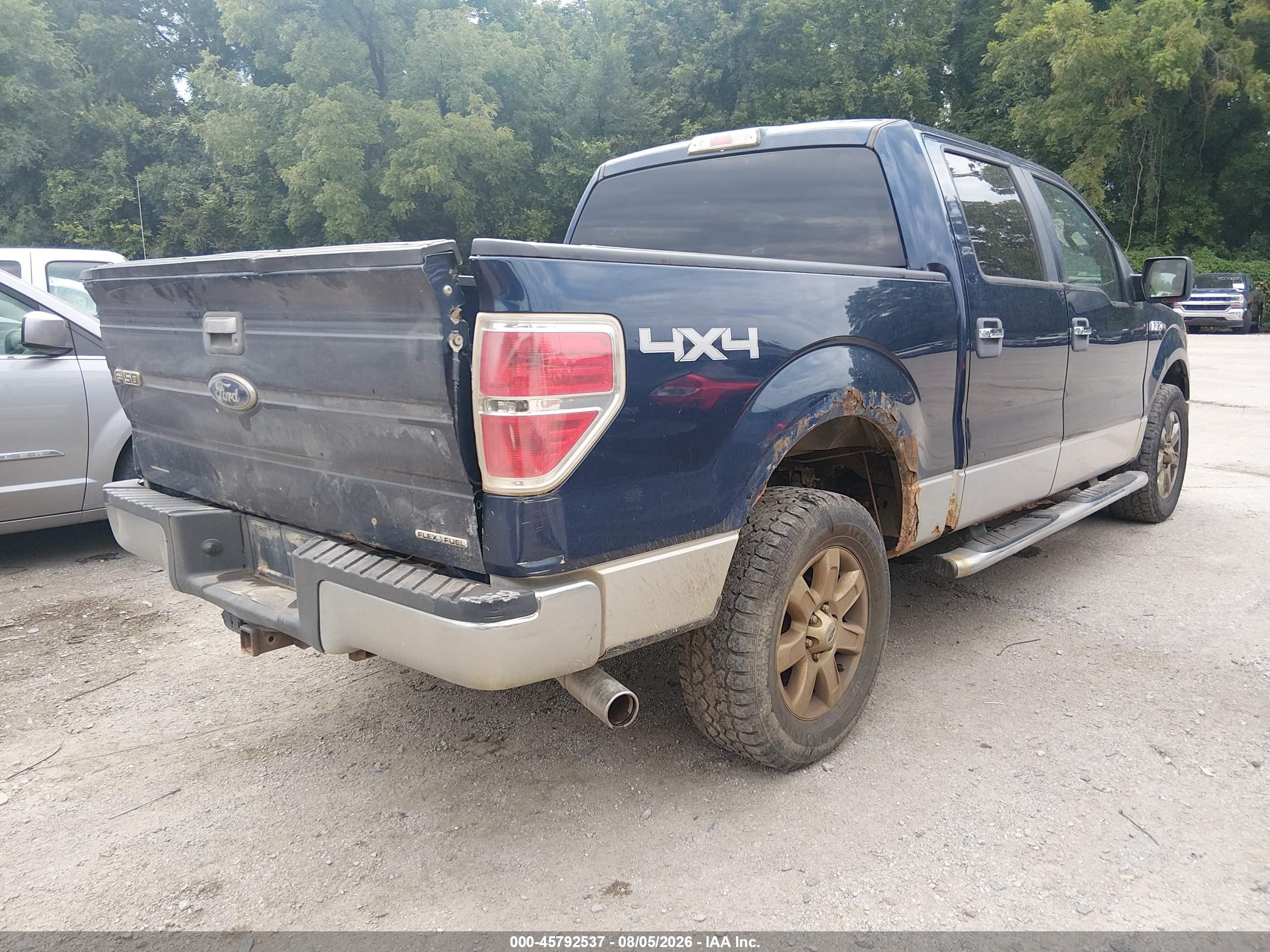 2013 Ford F-150 Xlt Blue vin: 1FTFW1EF3DKE75485
