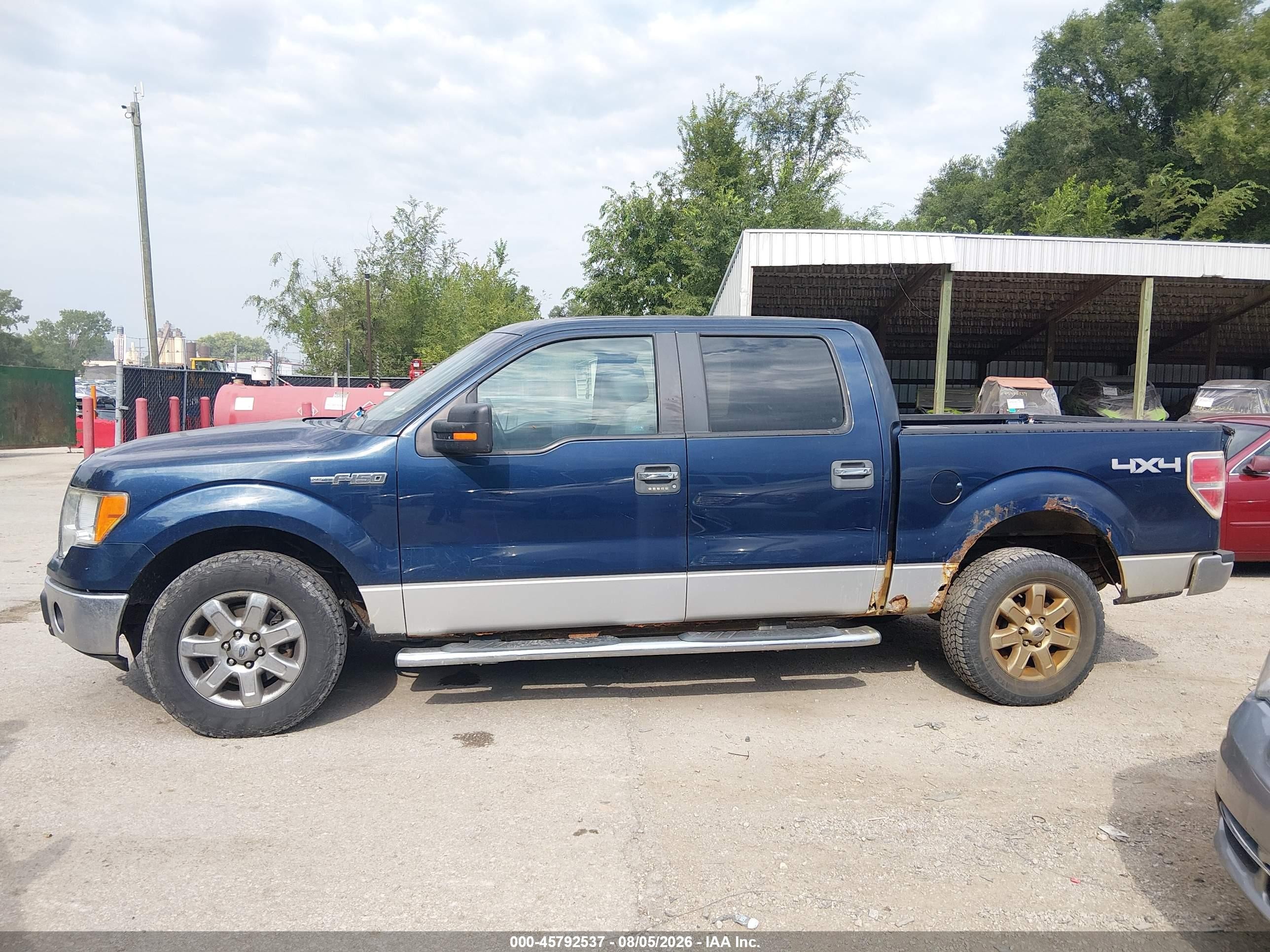 2013 Ford F-150 Xlt Blue vin: 1FTFW1EF3DKE75485