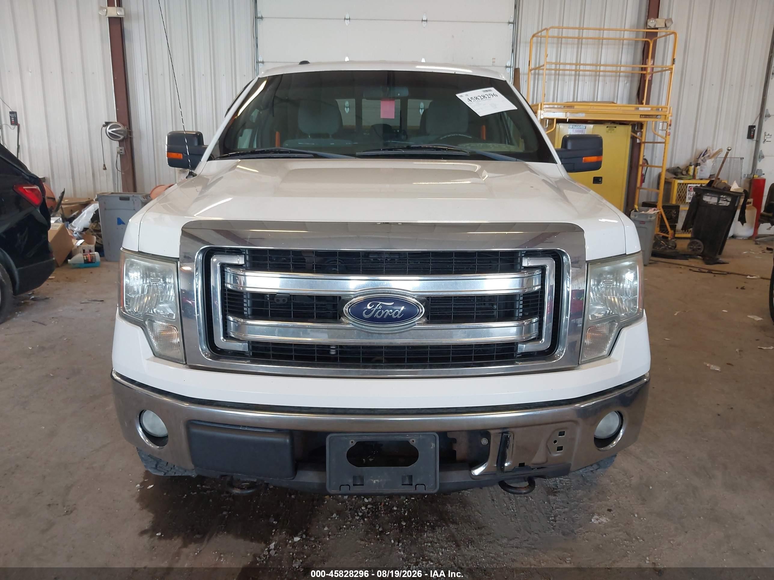 2013 Ford F-150 Xlt White vin: 1FTFW1EF3DKF06315