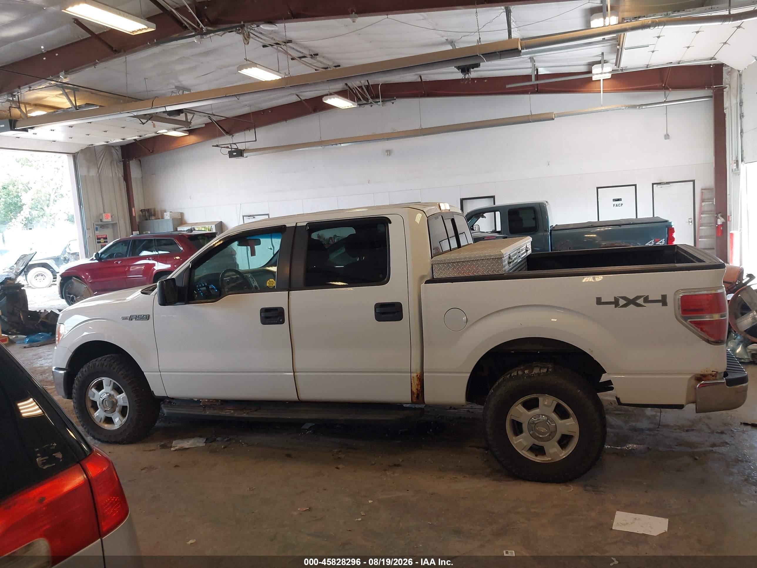 2013 Ford F-150 Xlt White vin: 1FTFW1EF3DKF06315