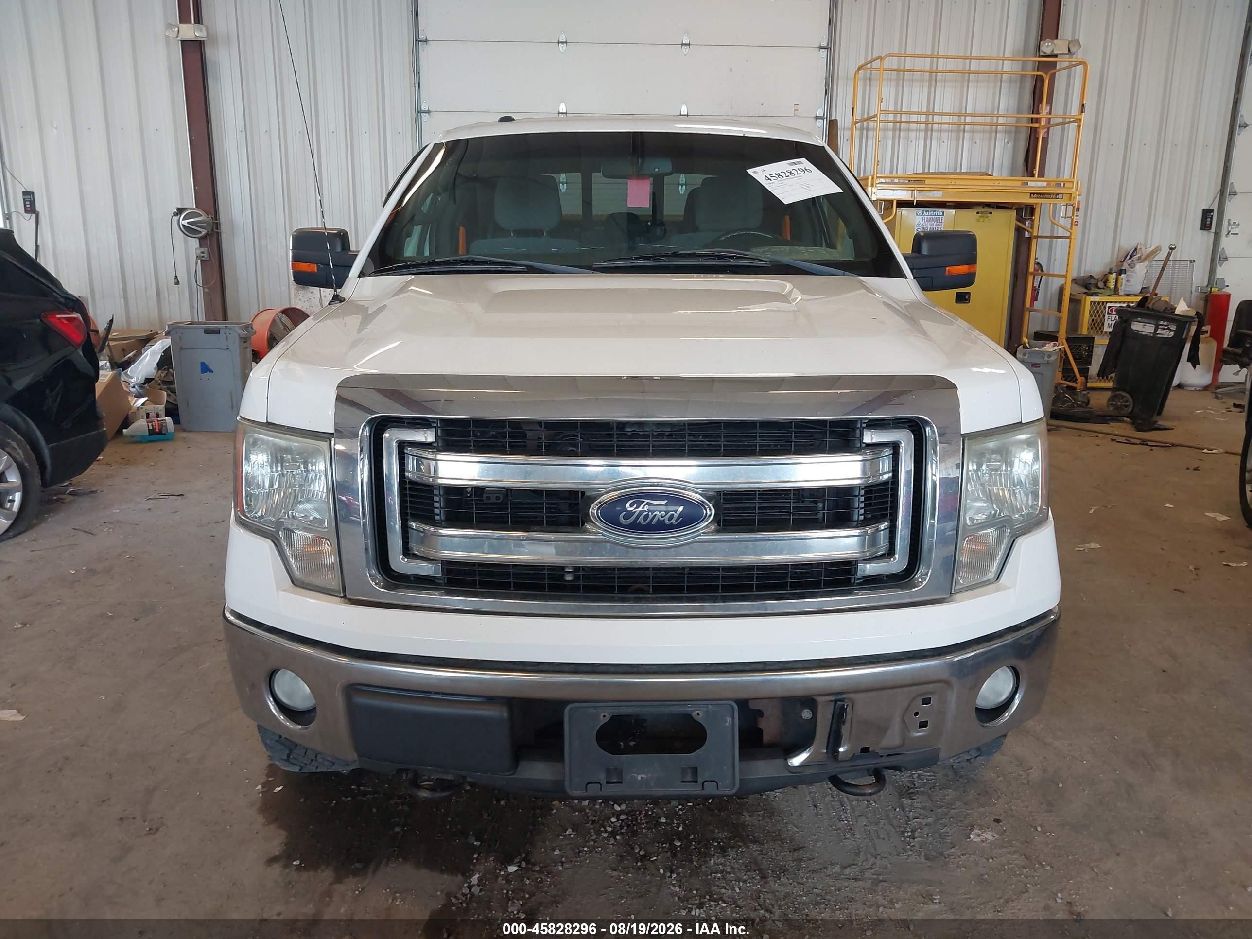 2013 Ford F-150 Xlt White vin: 1FTFW1EF3DKF06315