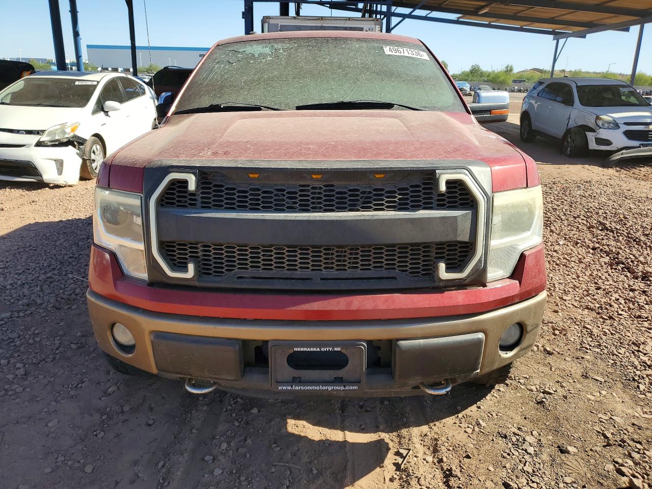 2013 Ford F150 Supercrew Maroon vin: 1FTFW1EF3DKF19825