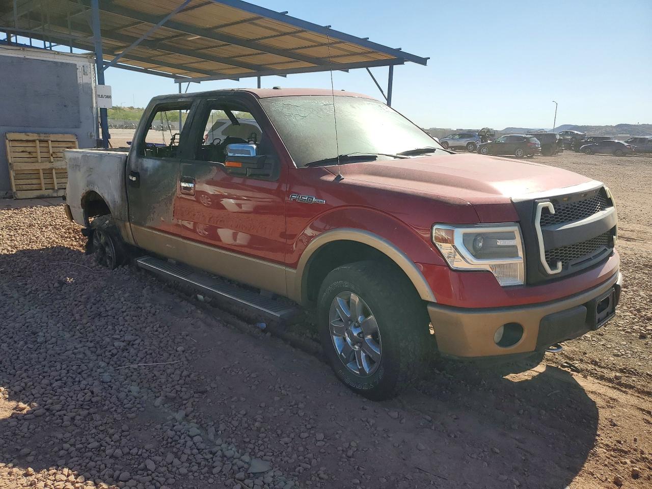 2013 Ford F150 Supercrew Maroon vin: 1FTFW1EF3DKF19825