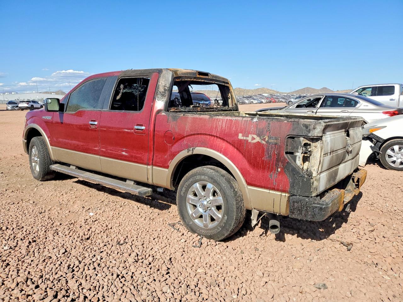 2013 Ford F150 Supercrew Maroon vin: 1FTFW1EF3DKF19825