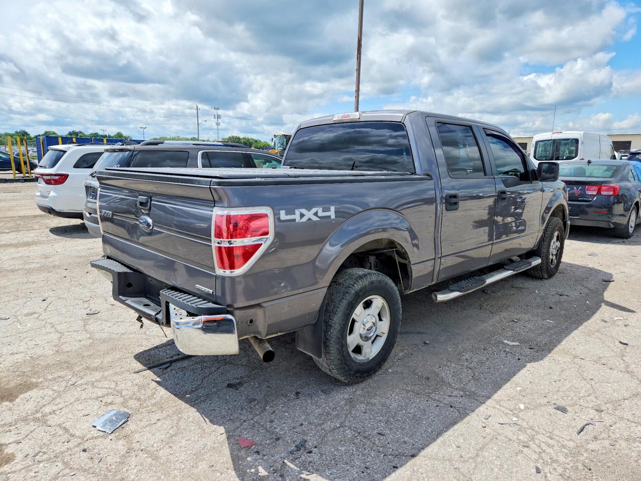 2013 Ford F150 Supercrew Серый vin: 1FTFW1EF3DKF80933