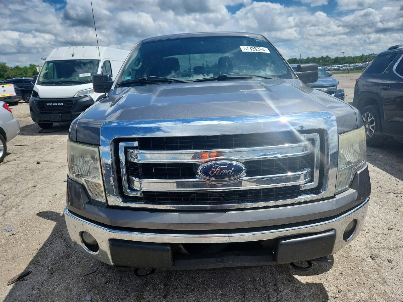 2013 Ford F150 Supercrew Серый vin: 1FTFW1EF3DKF80933