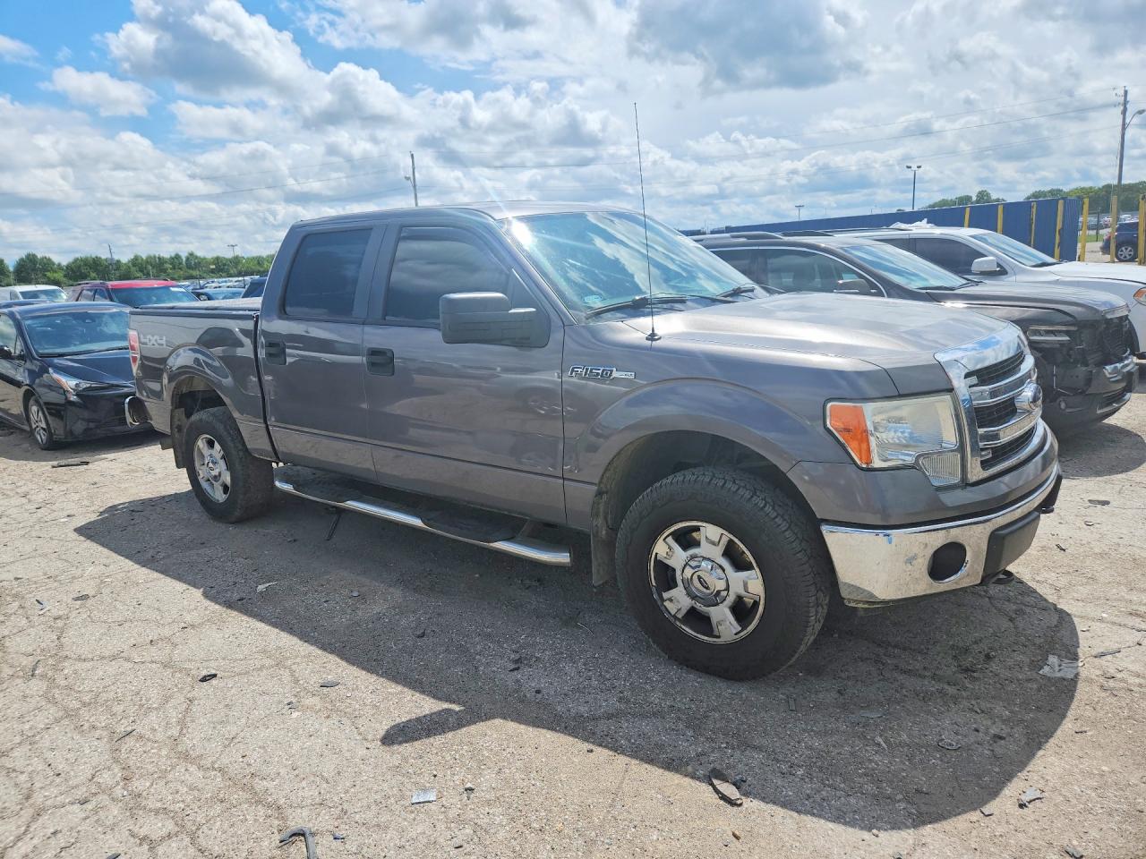 2013 Ford F150 Supercrew Серый vin: 1FTFW1EF3DKF80933