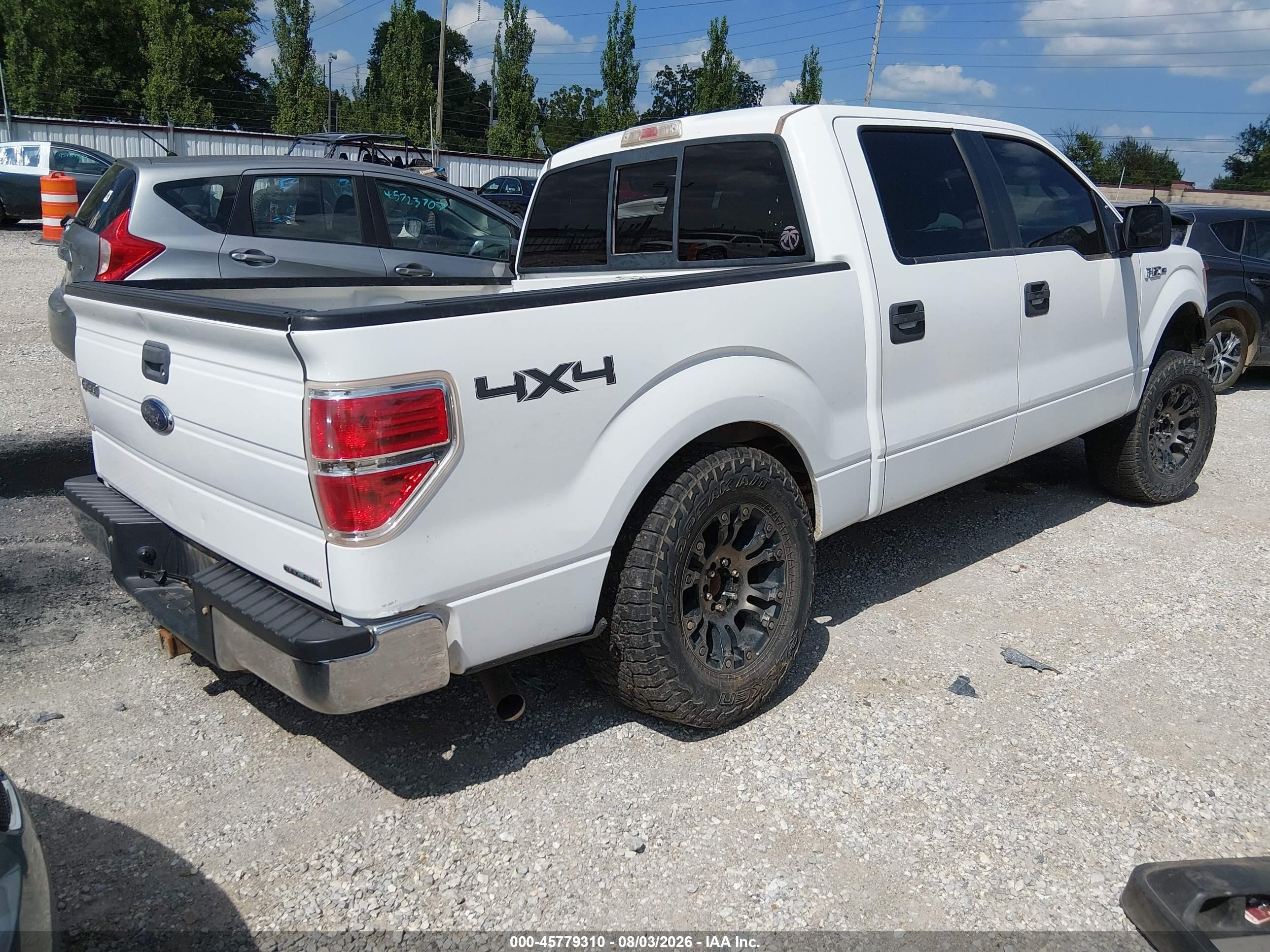 2013 Ford F-150 Xl White vin: 1FTFW1EF3DKF97361