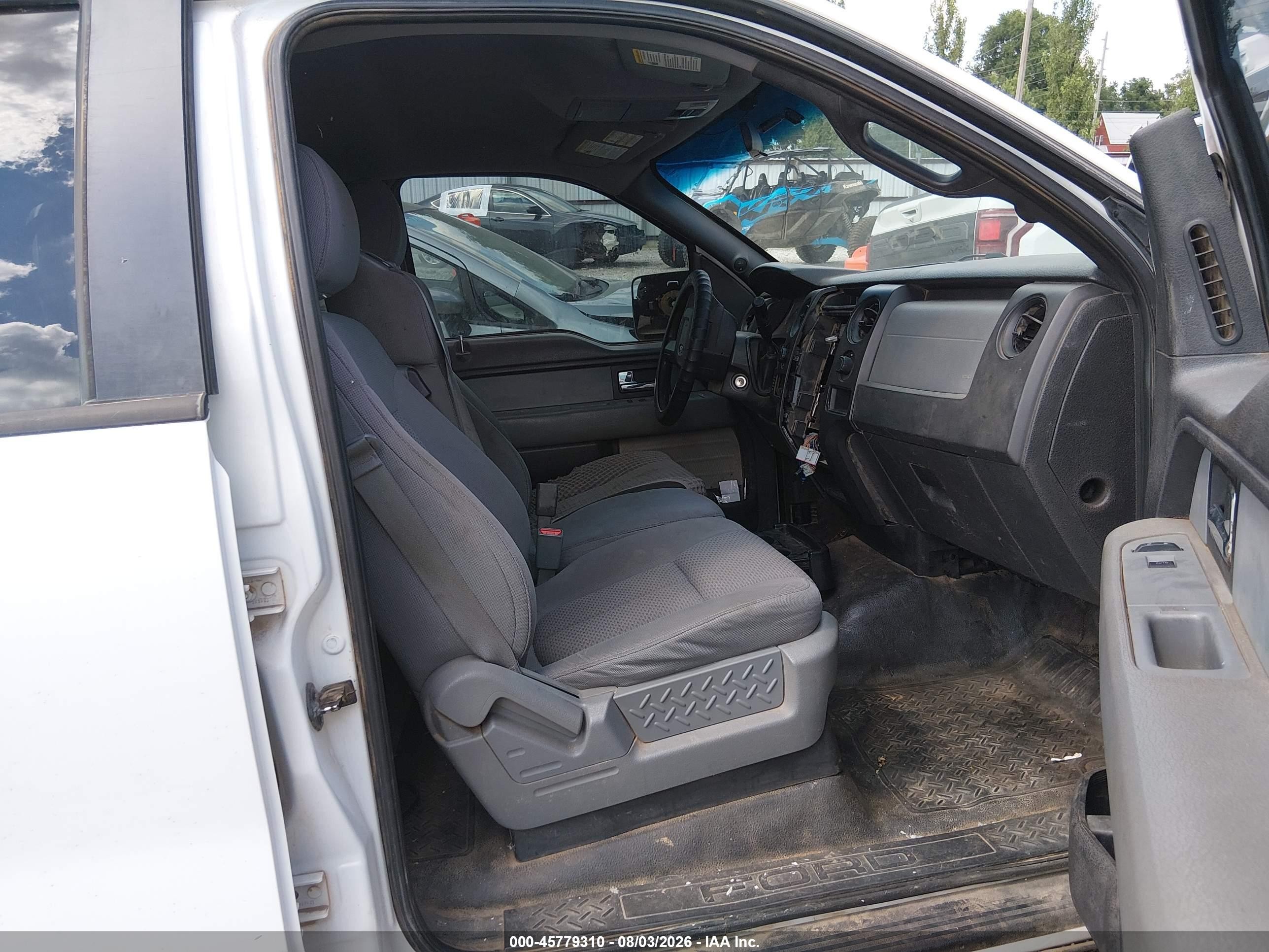 2013 Ford F-150 Xl White vin: 1FTFW1EF3DKF97361