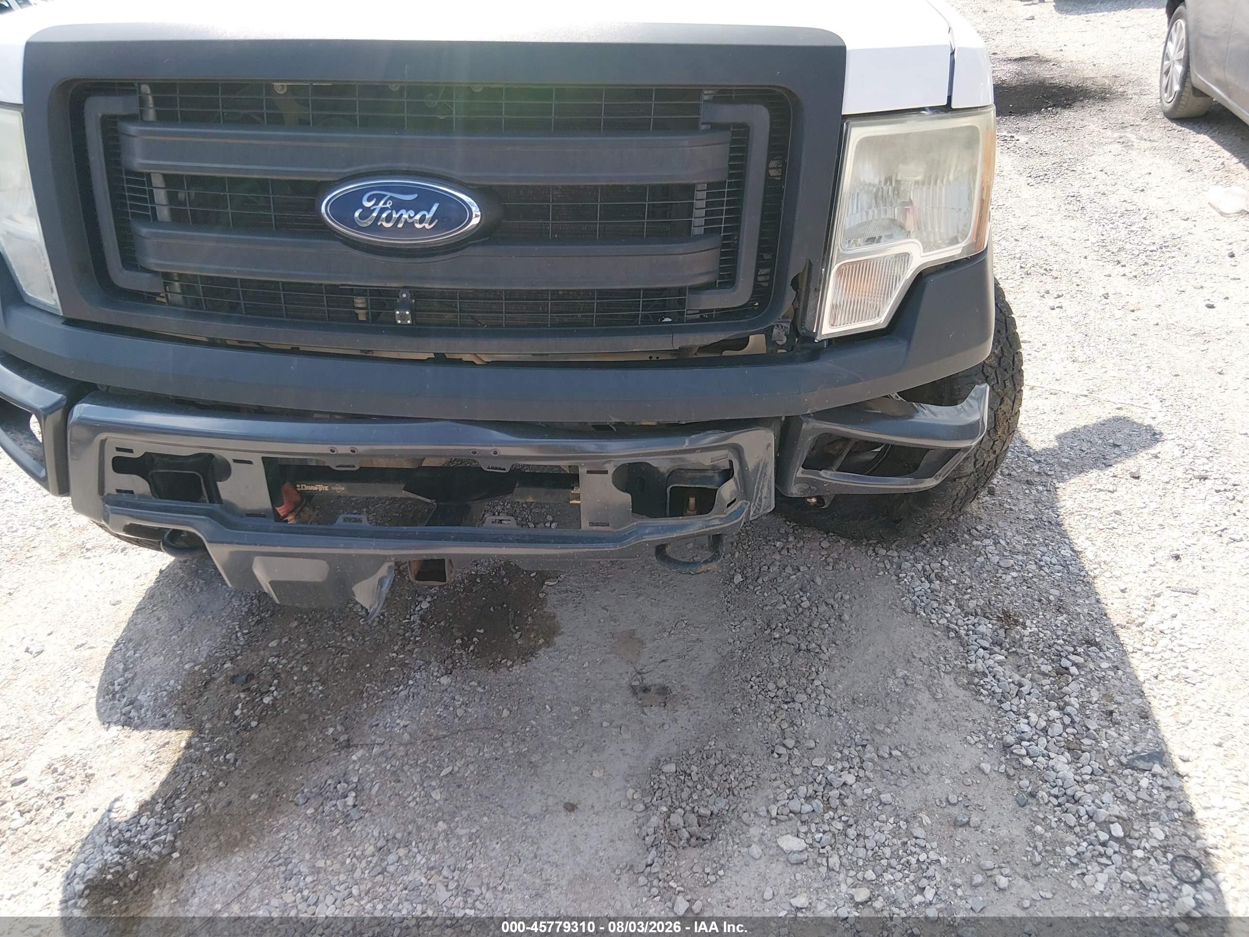2013 Ford F-150 Xl White vin: 1FTFW1EF3DKF97361