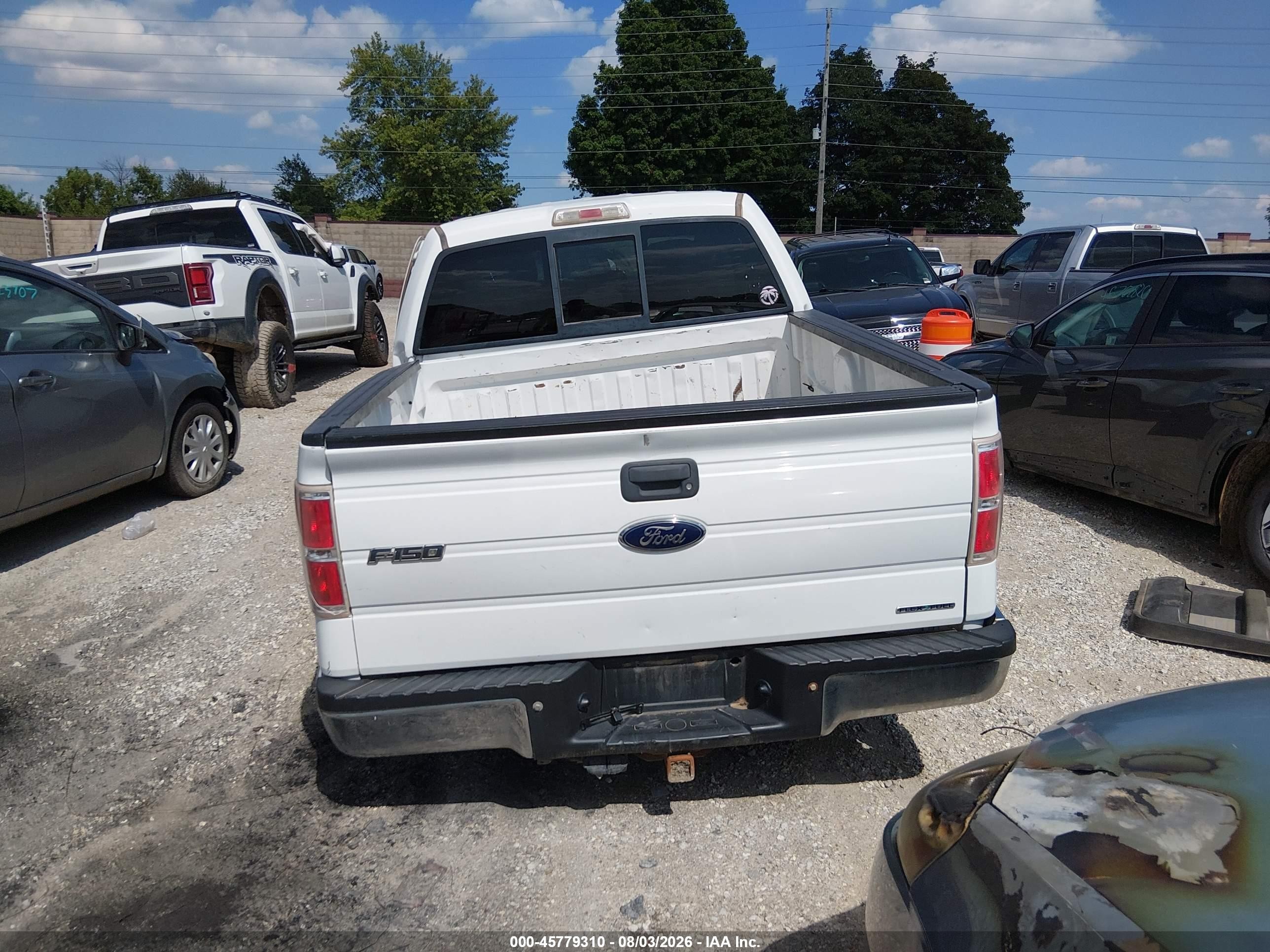 2013 Ford F-150 Xl White vin: 1FTFW1EF3DKF97361