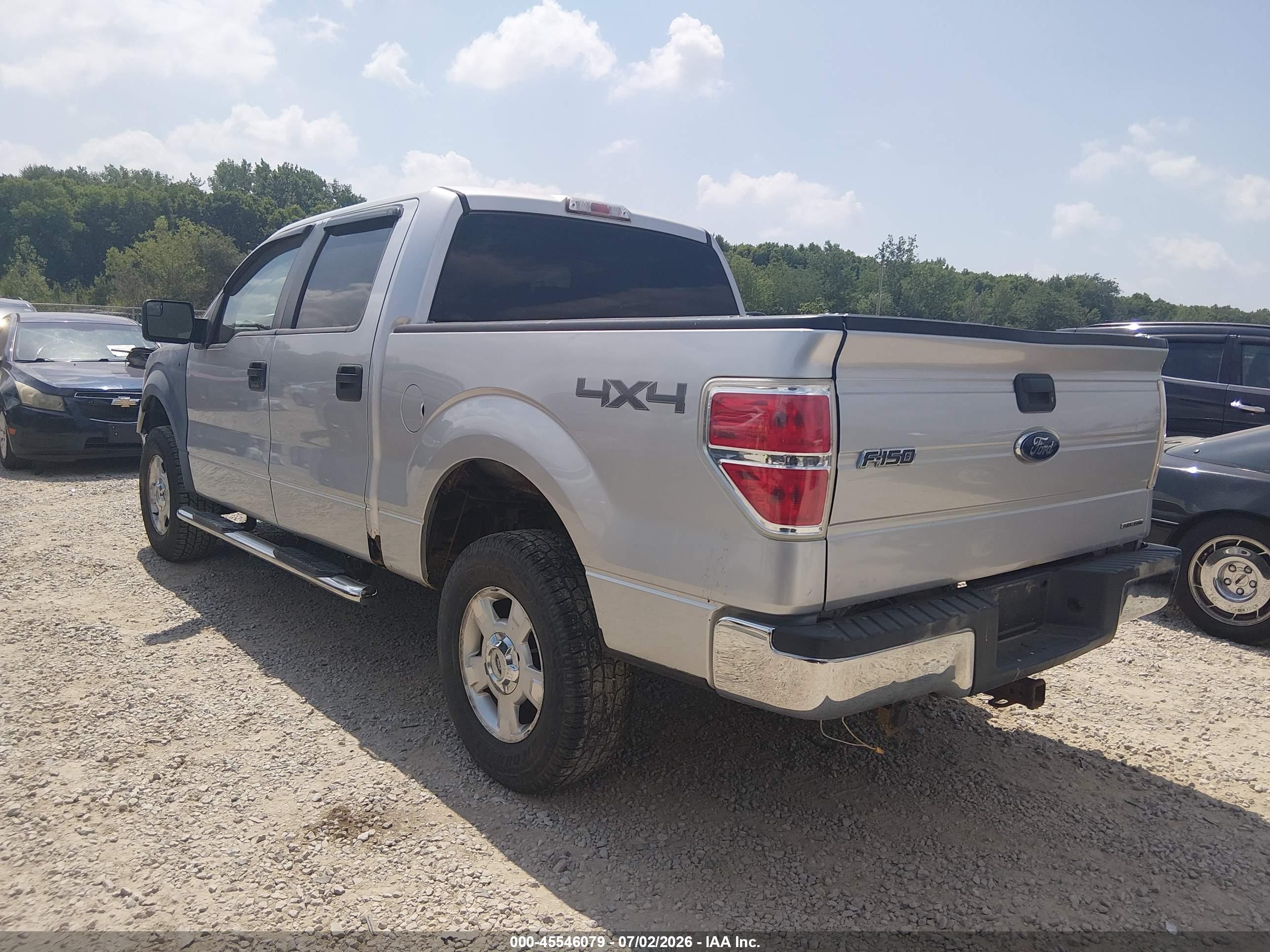 2014 Ford F-150 Xlt Silver vin: 1FTFW1EF3EFA17732