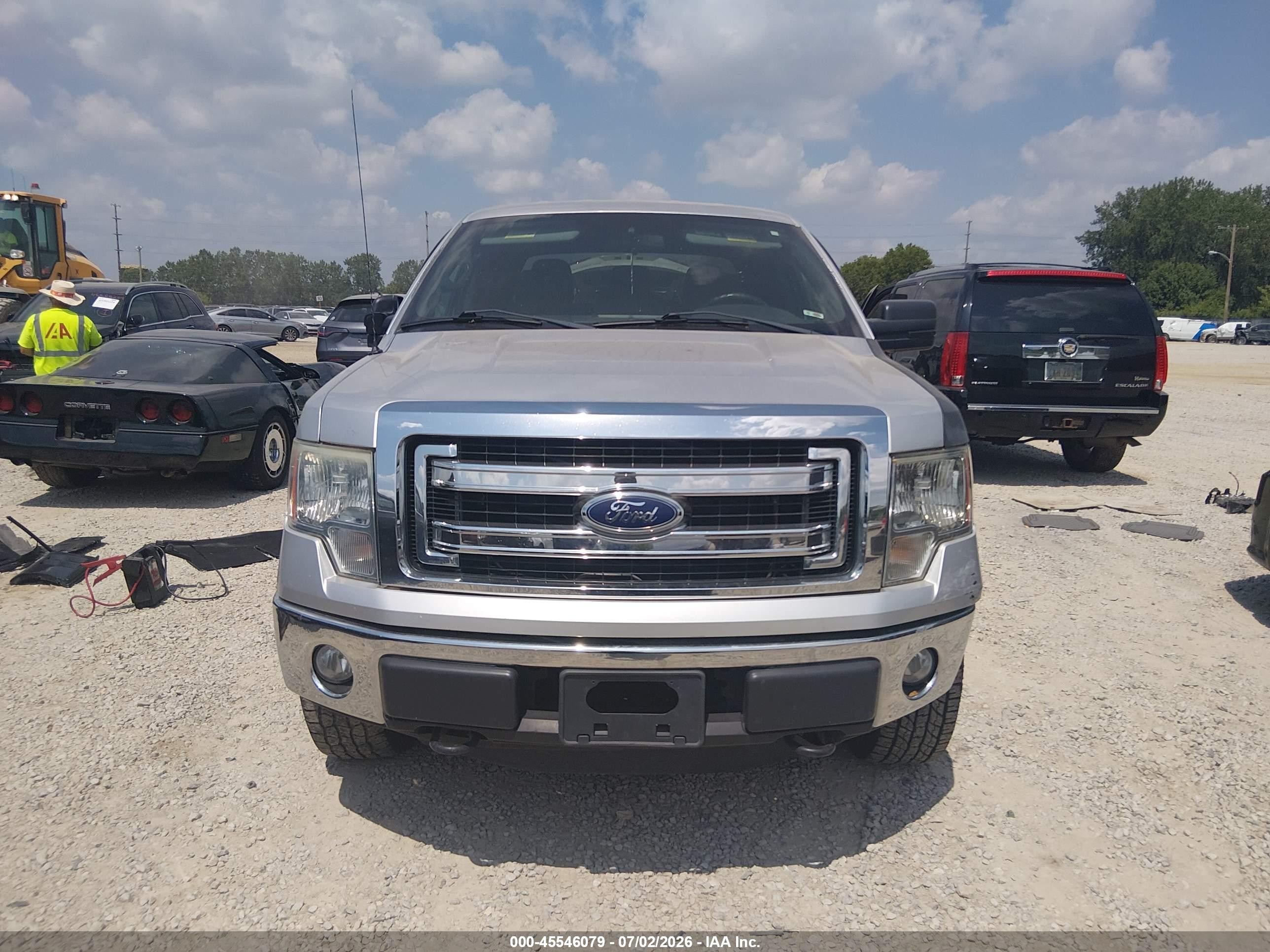 2014 Ford F-150 Xlt Silver vin: 1FTFW1EF3EFA17732
