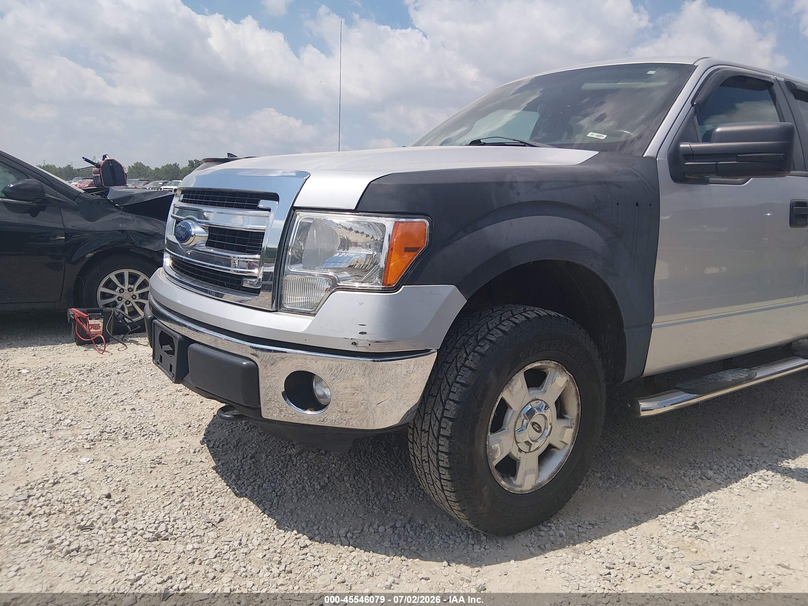 2014 Ford F-150 Xlt Silver vin: 1FTFW1EF3EFA17732