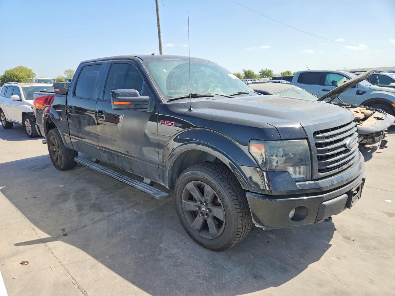 2014 Ford F150 Supercrew Black vin: 1FTFW1EF3EFA27497