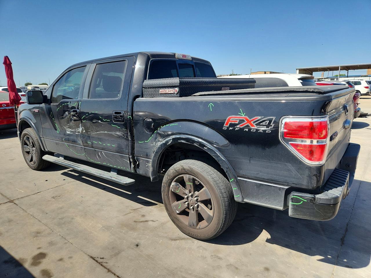 2014 Ford F150 Supercrew Black vin: 1FTFW1EF3EFA27497