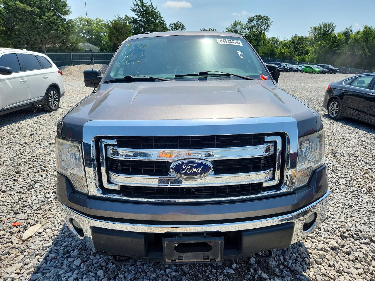2014 Ford F150 Supercrew Gray vin: 1FTFW1EF3EFA34661