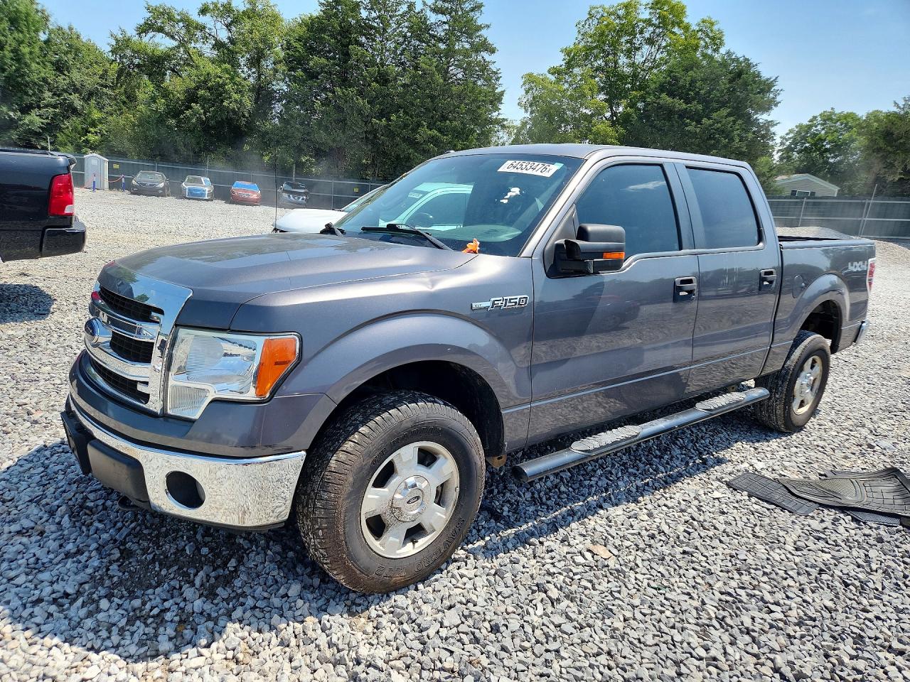 2014 Ford F150 Supercrew Серый vin: 1FTFW1EF3EFA34661