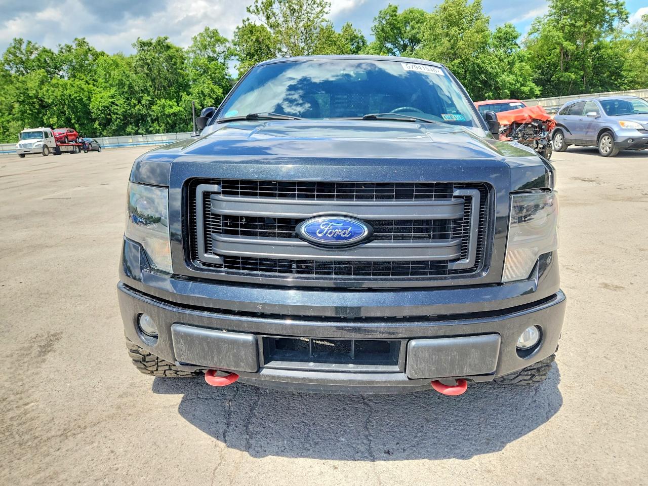 2014 Ford F150 Supercrew Black vin: 1FTFW1EF3EFA68065