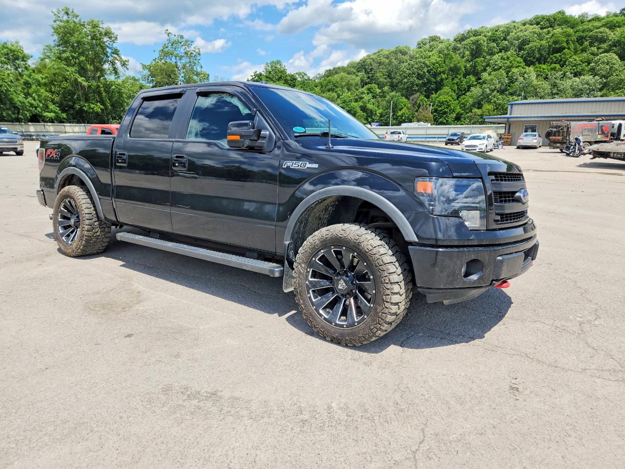 2014 Ford F150 Supercrew Black vin: 1FTFW1EF3EFA68065