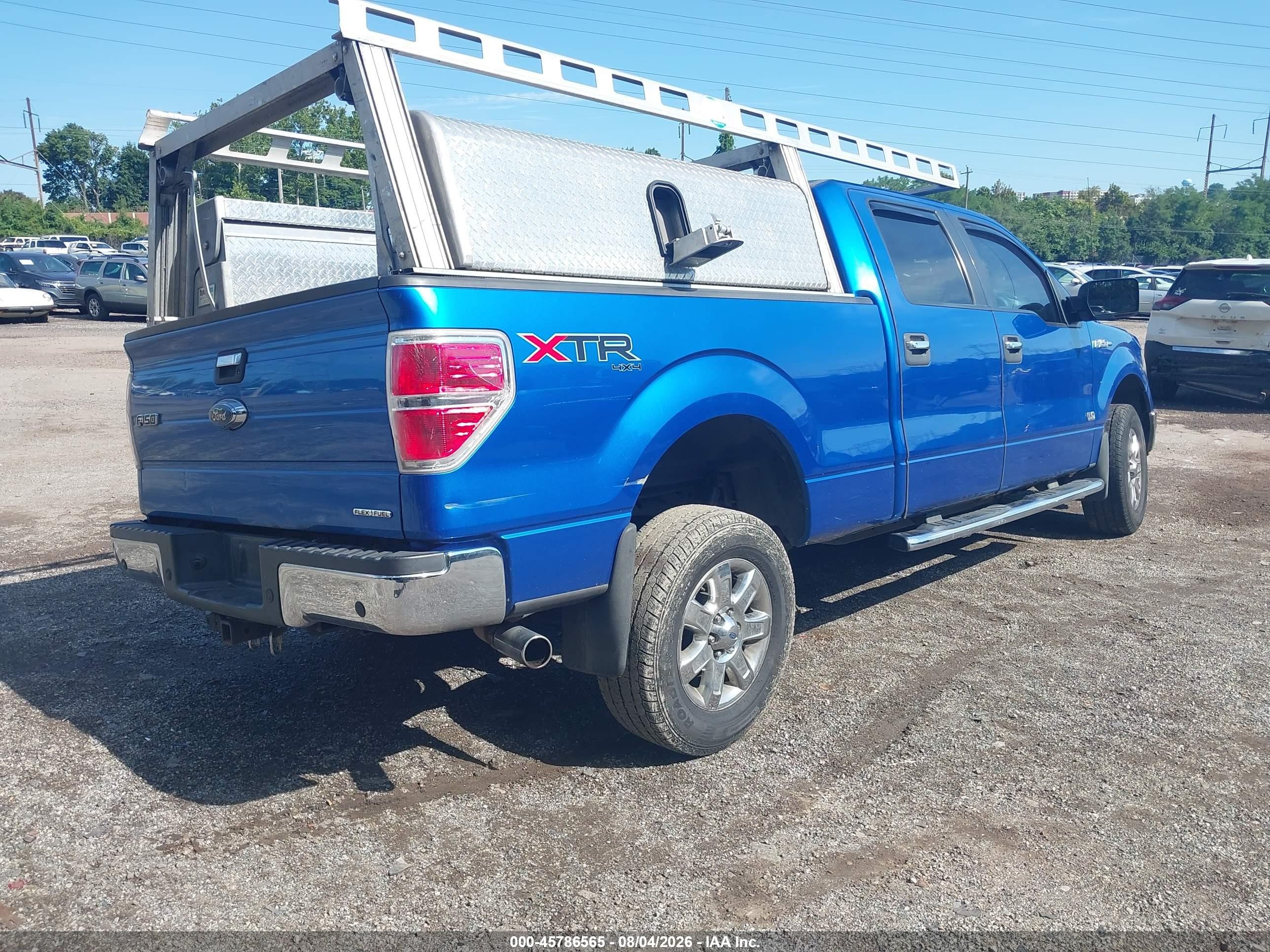 2014 Ford F-150 Xlt Синий vin: 1FTFW1EF3EFA95962