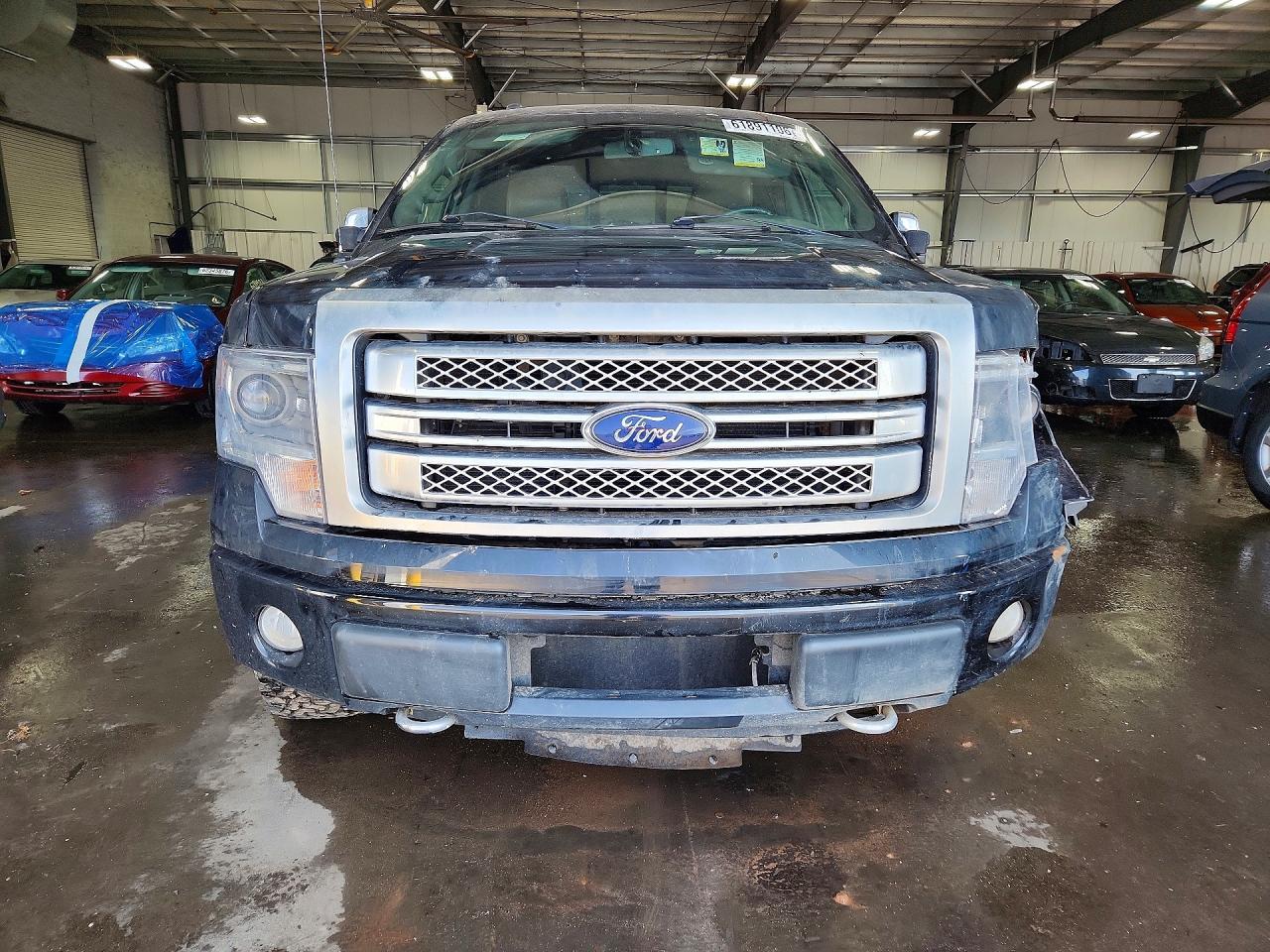 2014 Ford F150 Supercrew Black vin: 1FTFW1EF3EFB40009