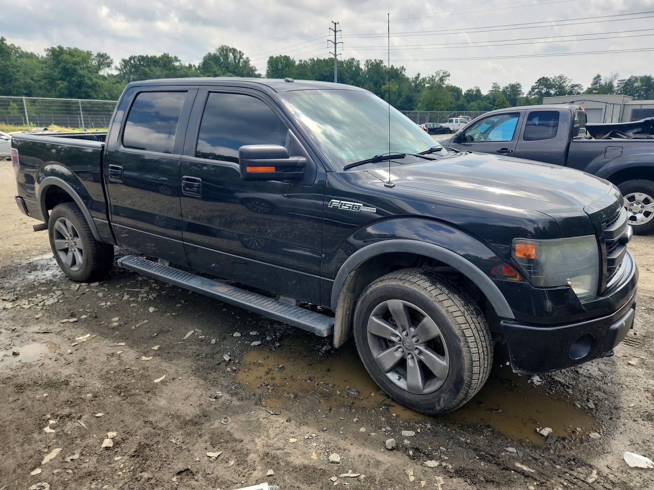 2014 Ford F150 Supercrew Black vin: 1FTFW1EF3EFC10527
