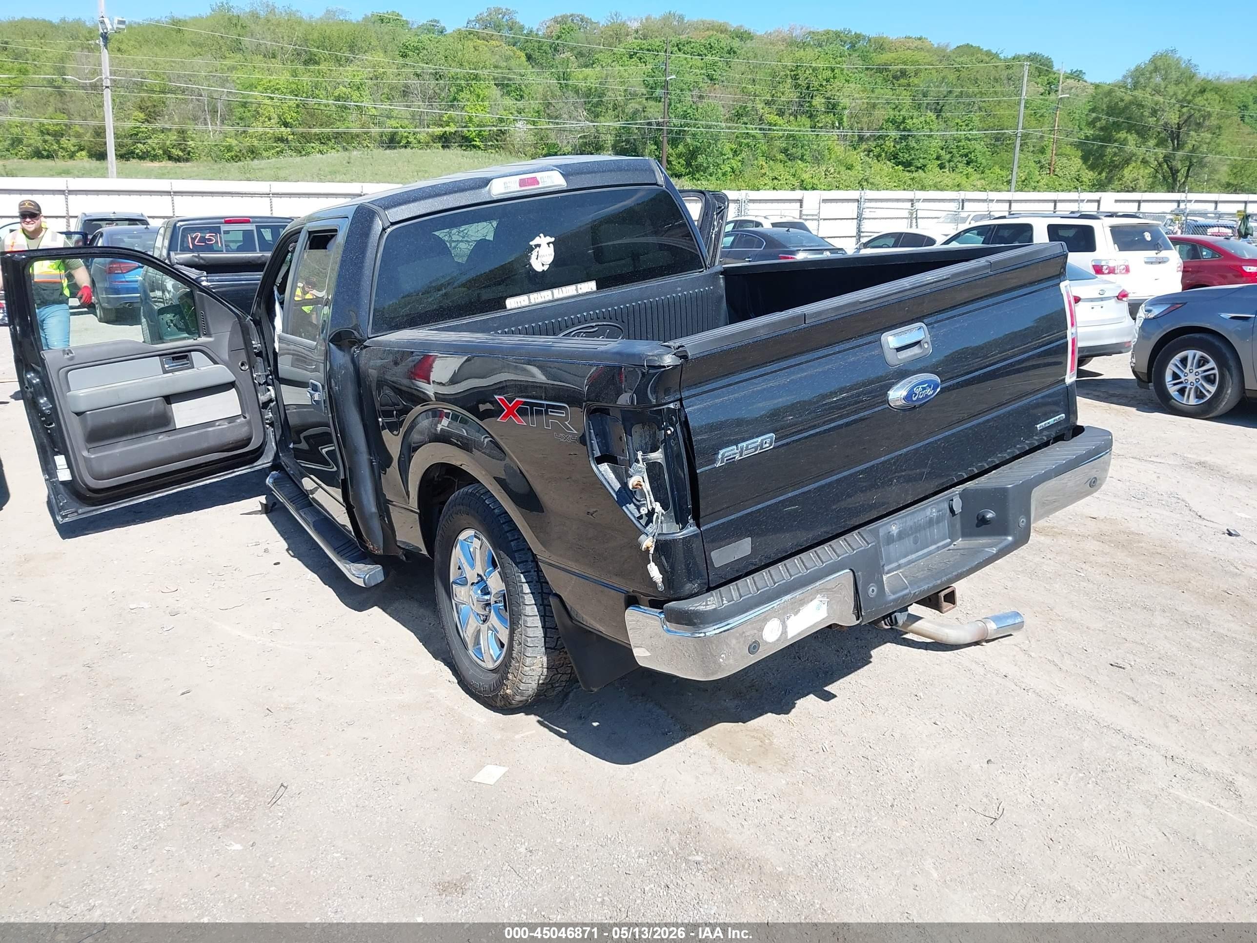 2014 Ford F-150 Xlt Black vin: 1FTFW1EF3EFC20149